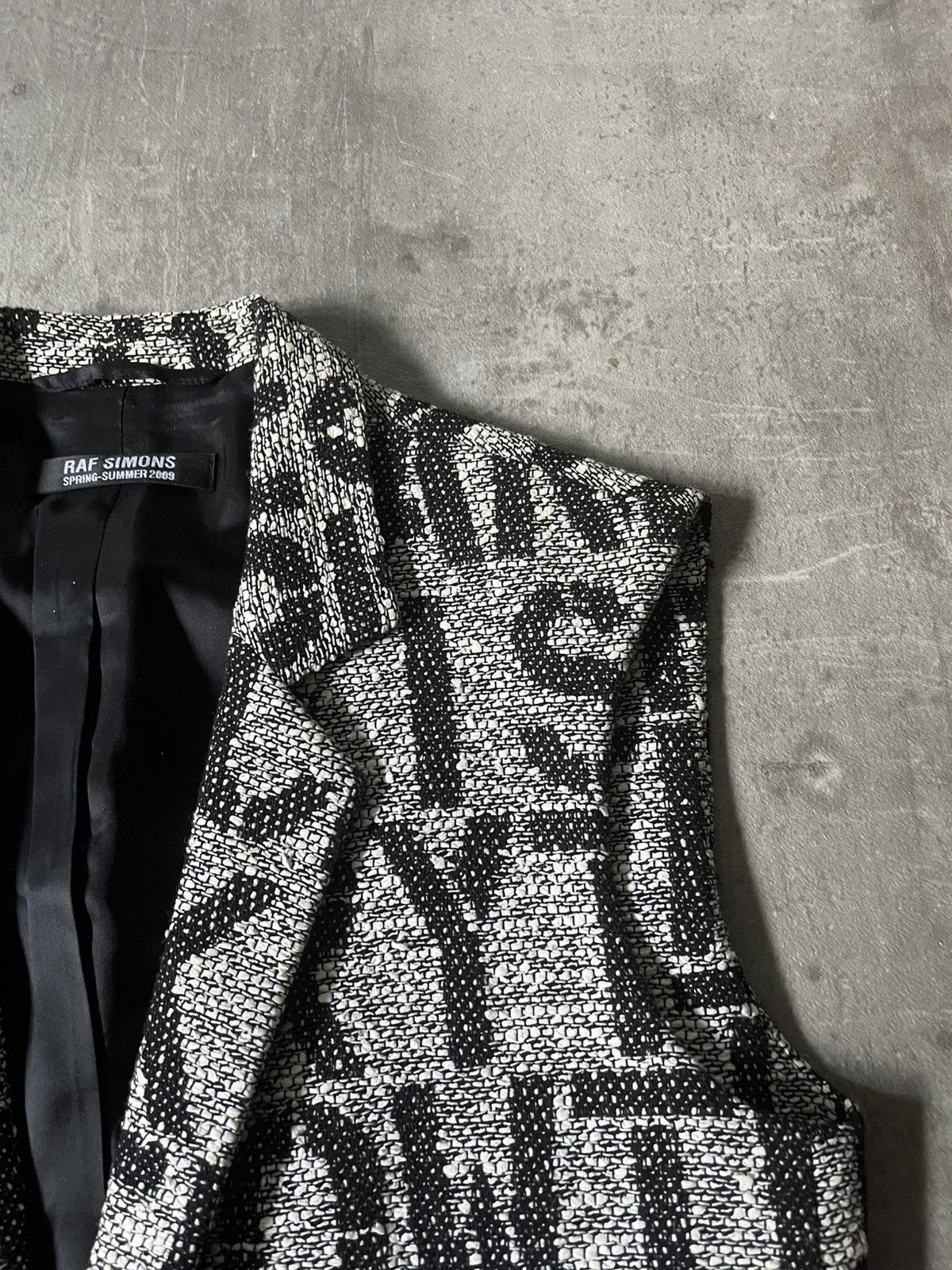 Raf Simons Raf Simons S/S 2009 christopher wool textured vest Size US S / EU 44-46 / 1 - 8 Thumbnail