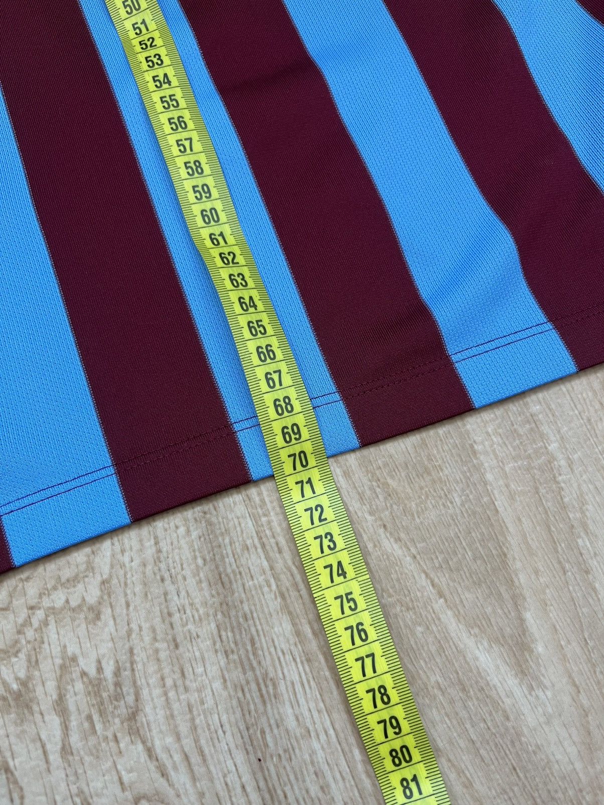 Nike × Vintage Trabzonspor Football Home Shirt 2016-17 Nike Burgundy Blue Size US S / EU 44-46 / 1 - 11 Thumbnail