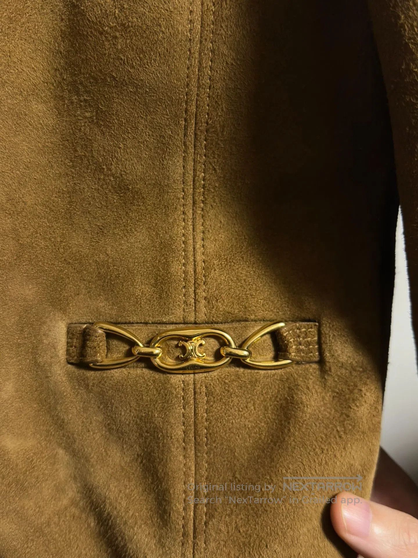 Celine Celine Women's Brown Suede Jacket. Size XS / US 0-2 / IT 36-38 - 2 Thumbnail
