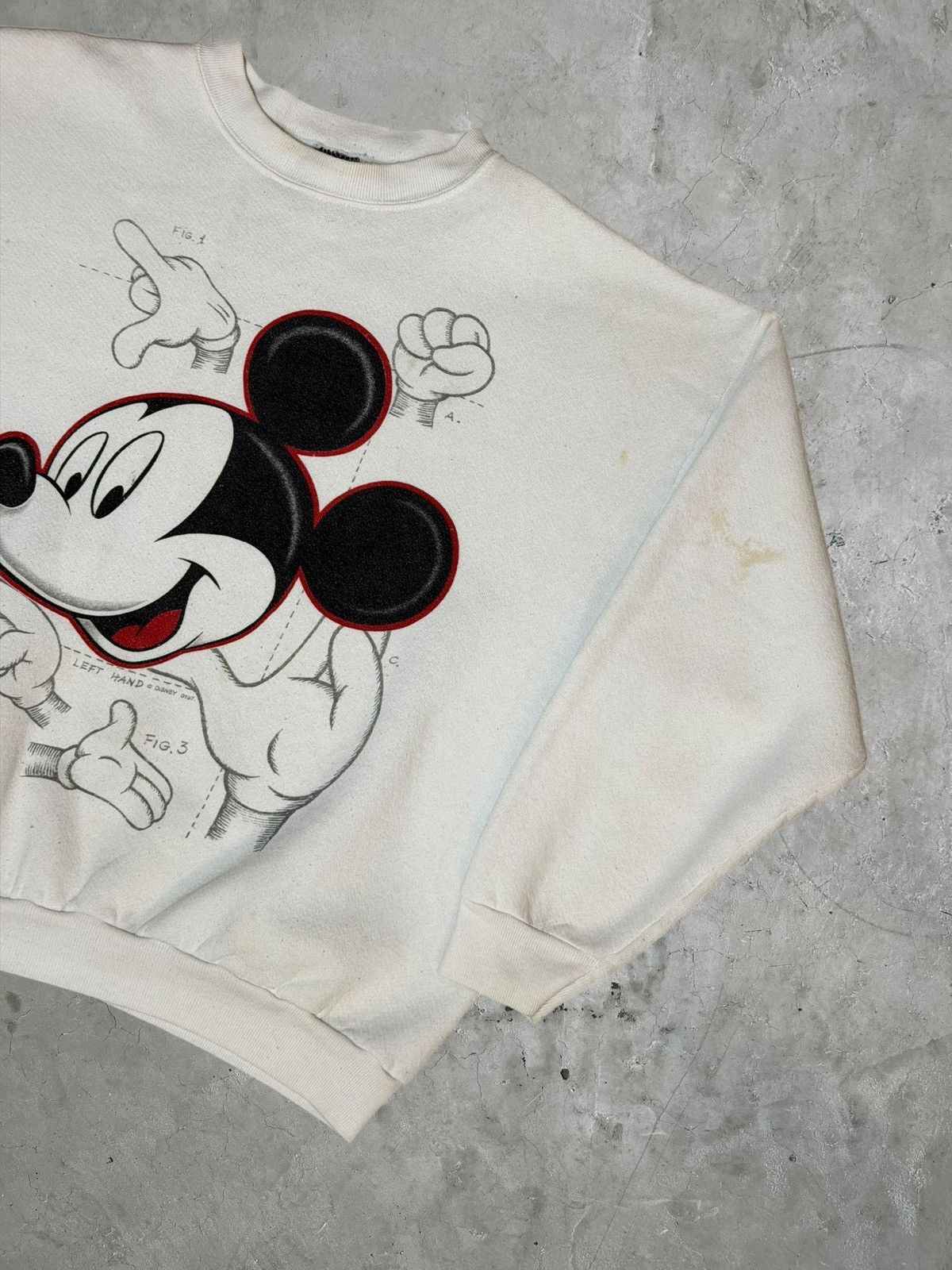 Vintage Vintage Mickey Mouse Crewneck Size US L / EU 52-54 / 3 - 5 Thumbnail