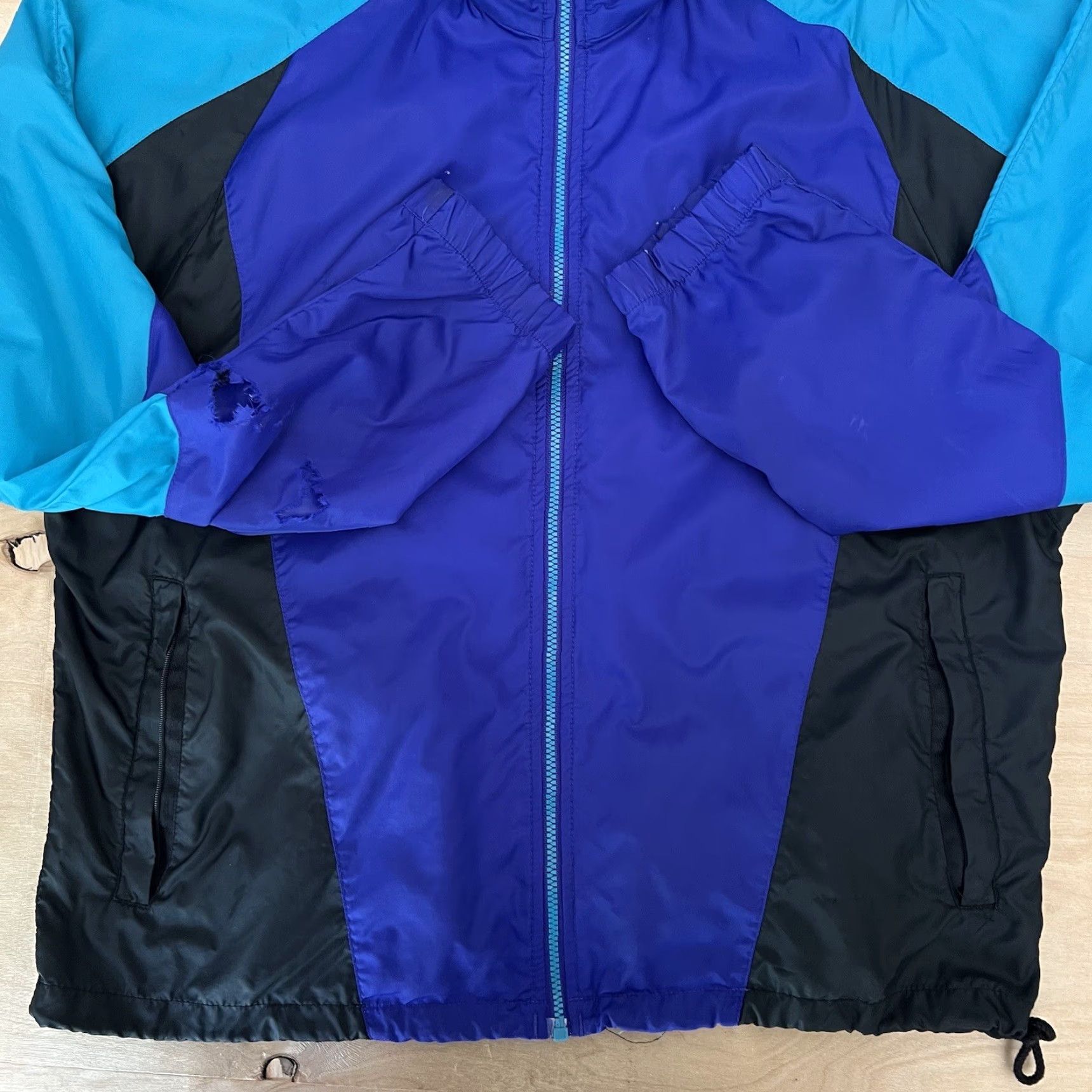 Nike Vintage Nike Windbreaker Small Purple Black 90s Oregon Sportswear Swoosh Jacket Men Small Purple 90s Nike Windbreaker Size US S / EU 44-46 / 1 - 6 Thumbnail