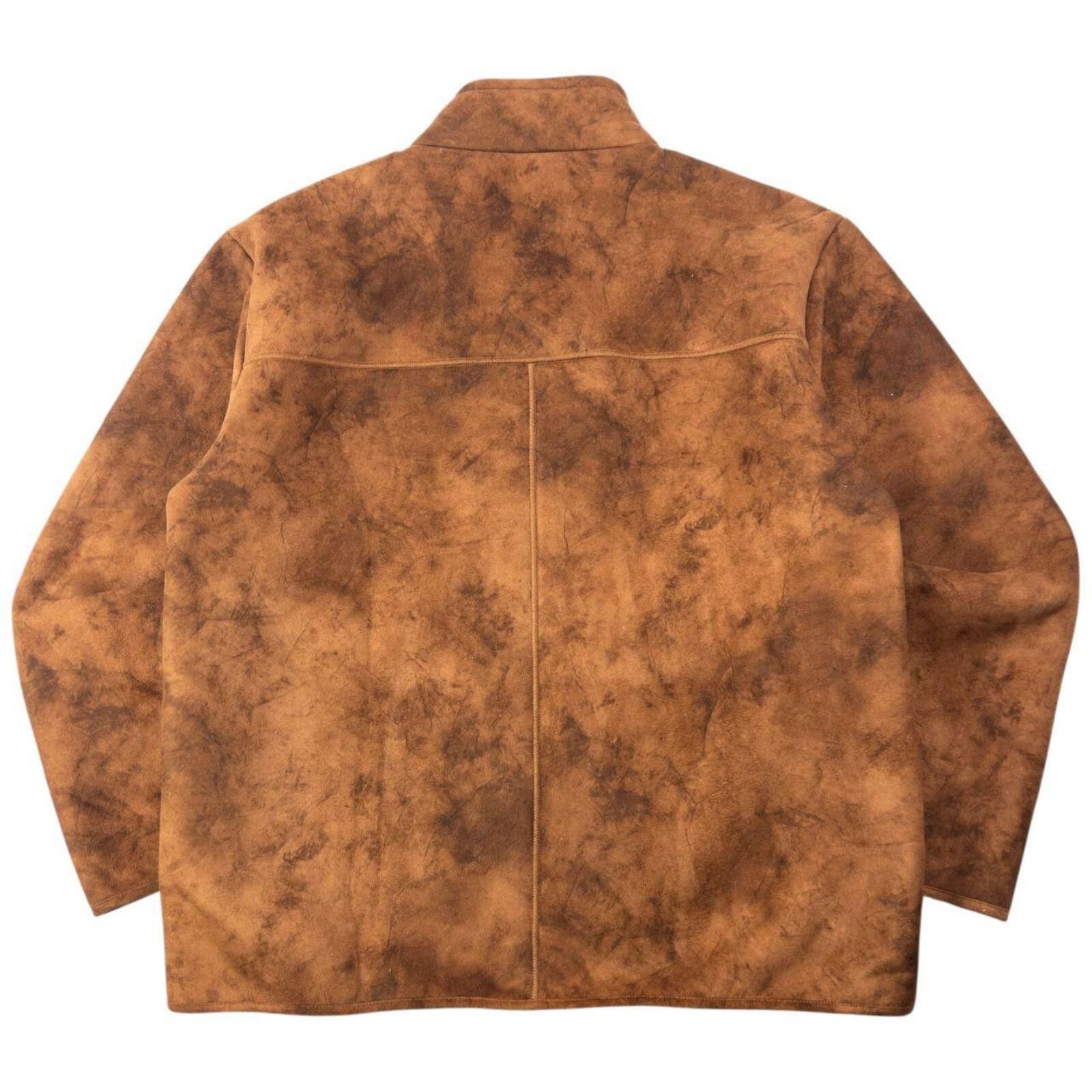 Hugo Boss Vintage 90s Hugo Boss Fleece Lined Suede Jacket Size XL Size US XL / EU 56 / 4 - 2 Thumbnail