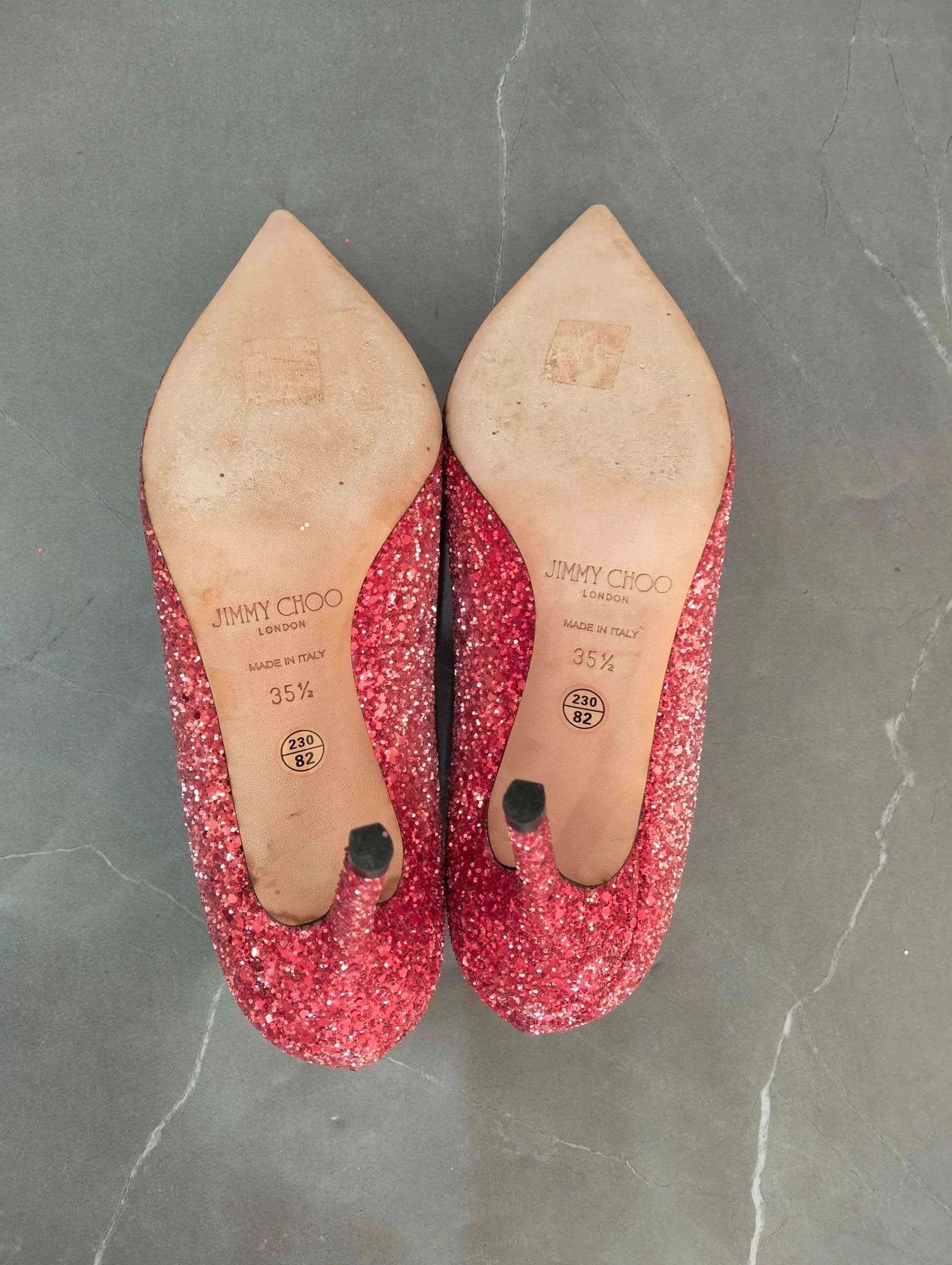 Jimmy Choo Jimmy Choo Gradient Sequin Pointed Toe Heels 35.5 Size US 5 / IT 35 - 6 Thumbnail