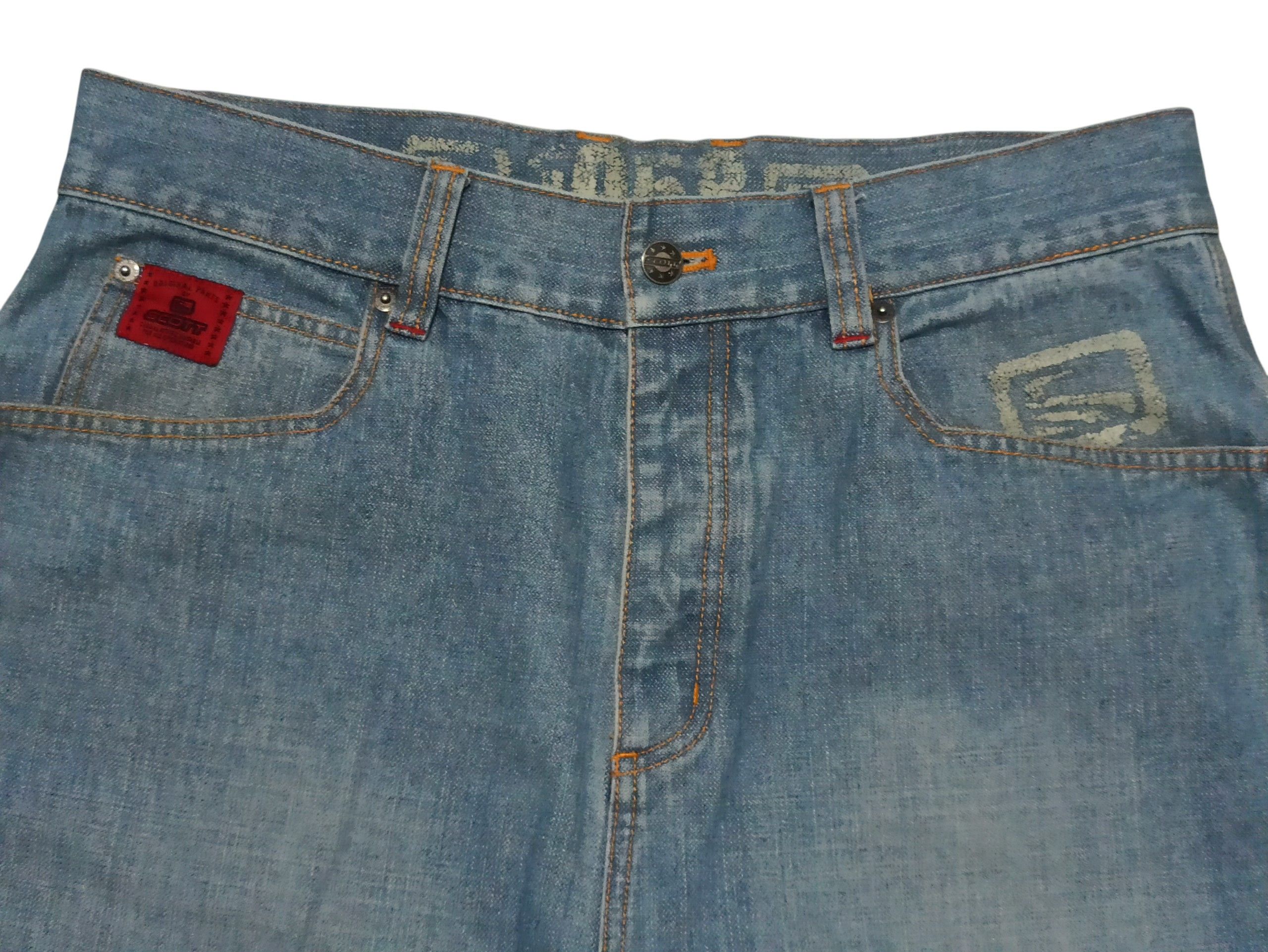 Other Scott 90s Vintage Baggy Light Wash Denim Jeans Y2K W34 Size US 34 / EU 50 - 2 Thumbnail