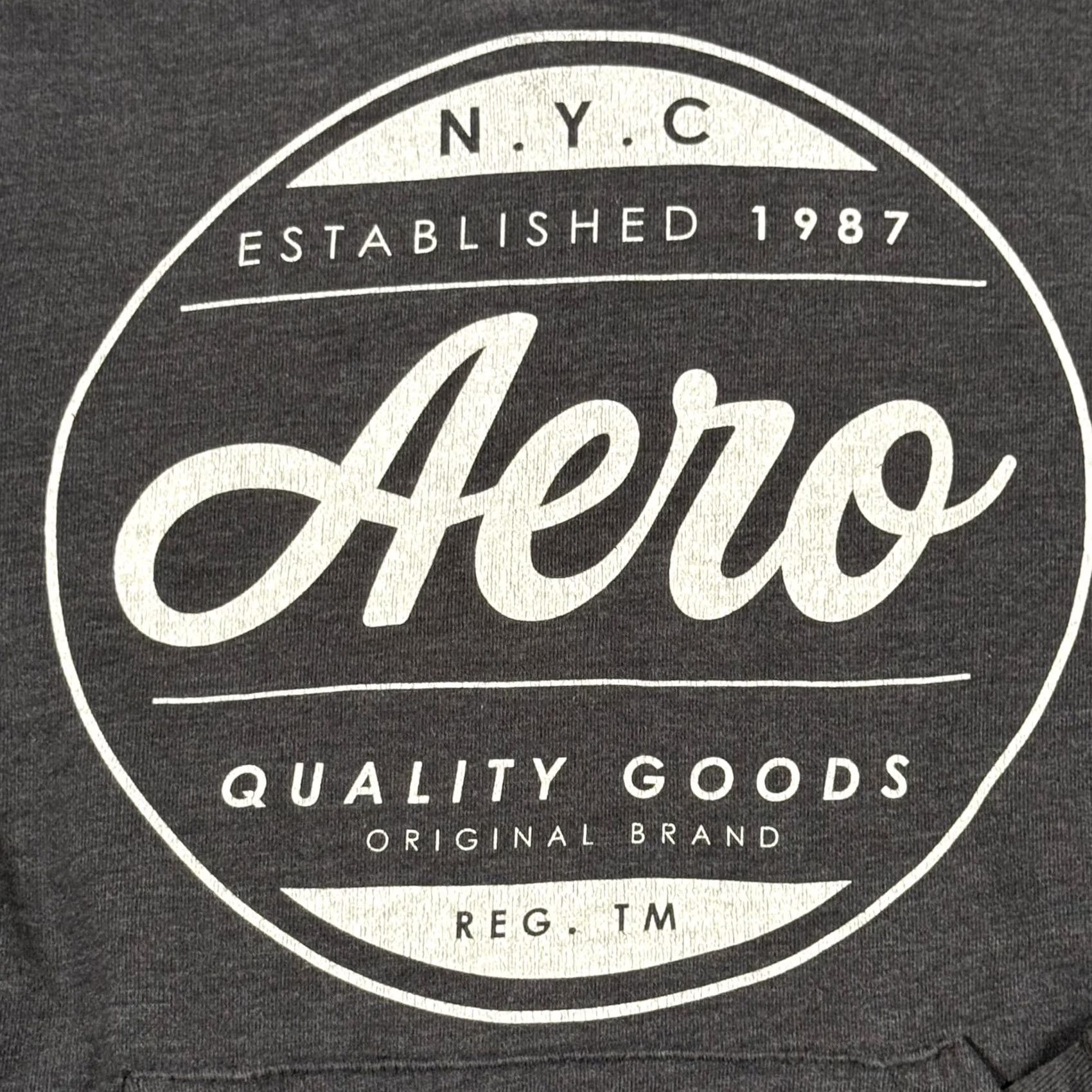 Aeropostale Aeropostale Hoodie Mens Medium Pullover NYC 1987 Quality Goods Sweatshirt Retro Size US M / EU 48-50 / 2 - 3 Thumbnail