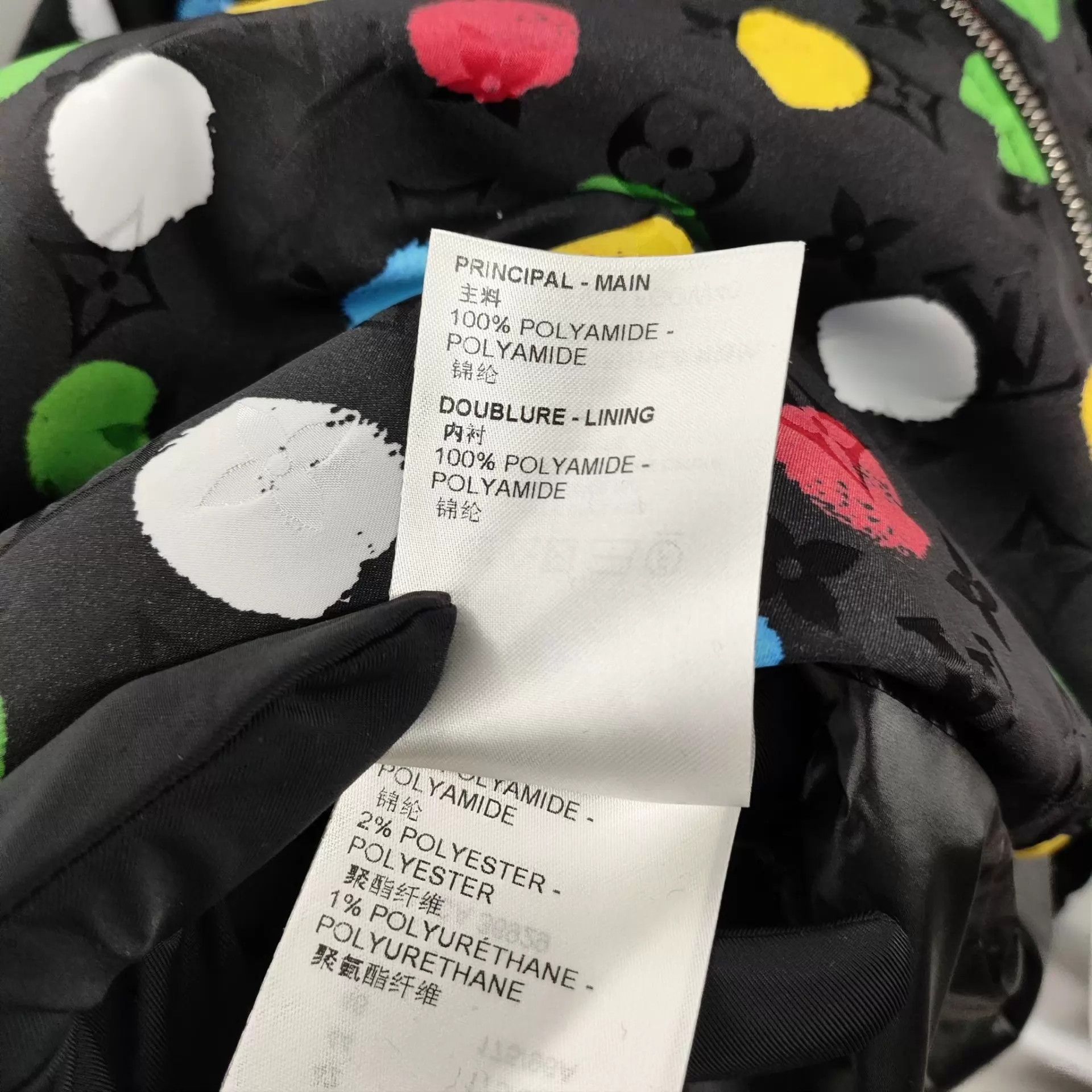 Louis Vuitton LV x Yayoi Kusama 7-color dot navy blue 36 jacket Size XS / US 0-2 / IT 36-38 - 9 Thumbnail