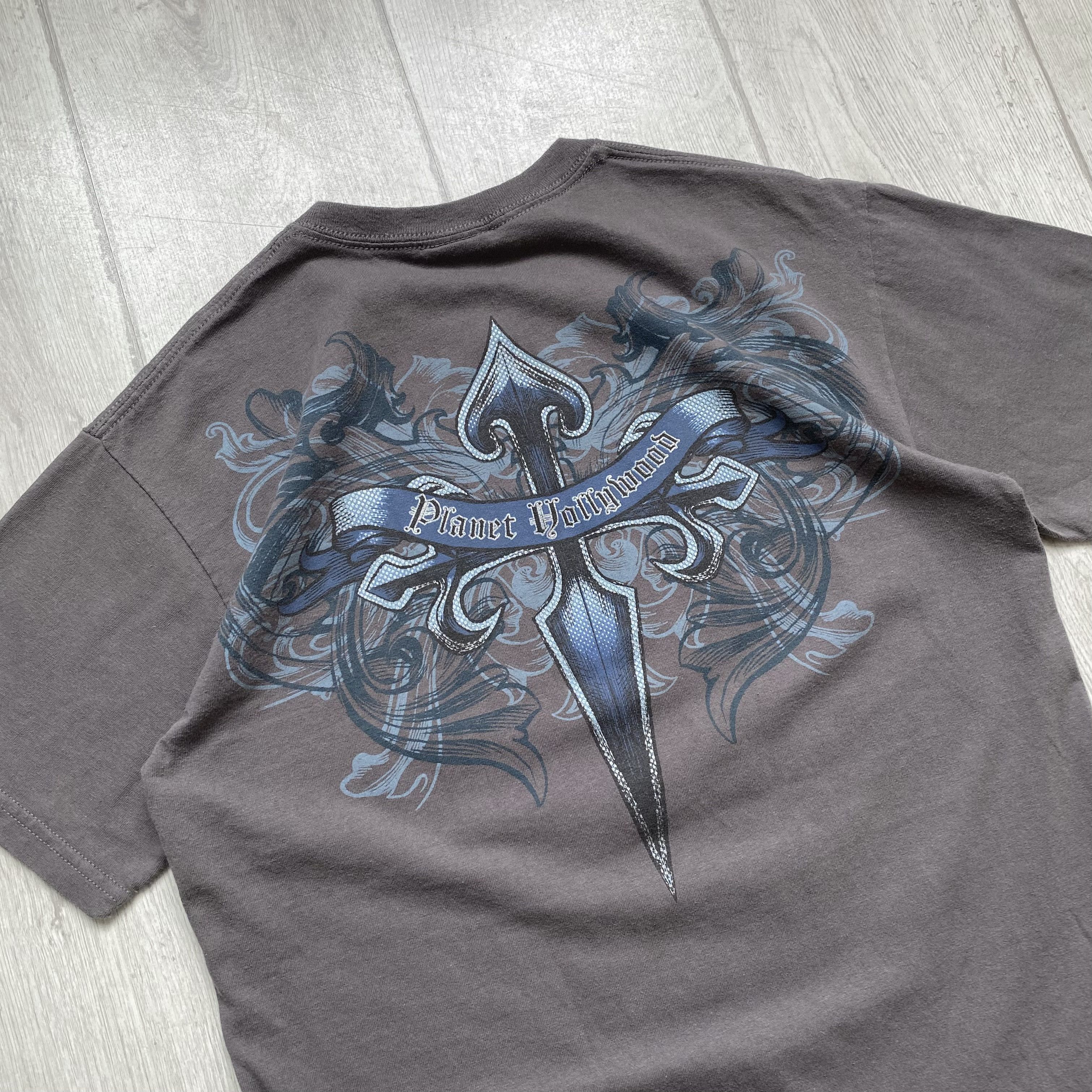 Affliction ⚜️Vintage 98s Affliction style Panet Hollywood Orlando Tee Size US M / EU 48-50 / 2 - 8 Thumbnail