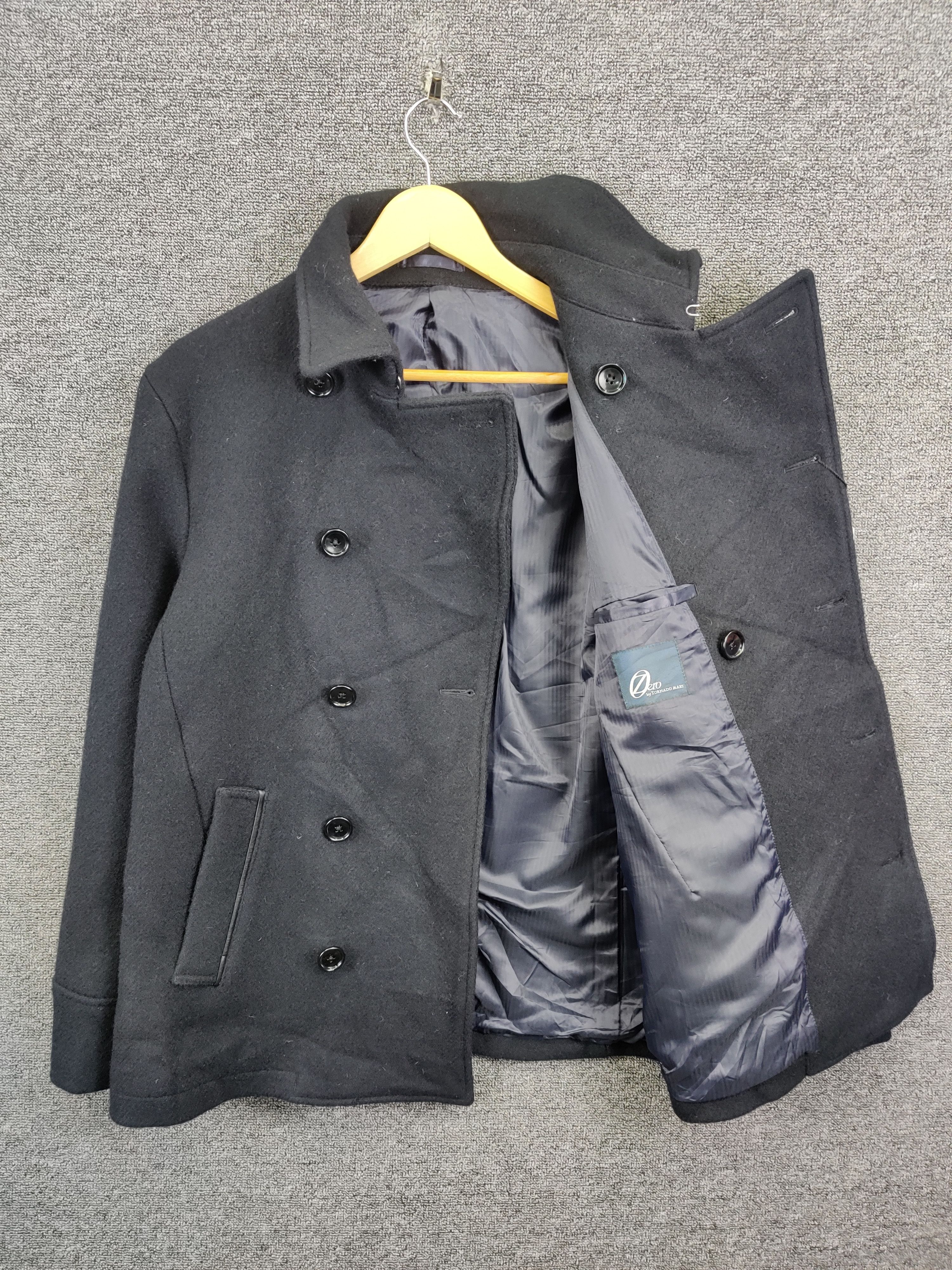 Tornado Mart Vintage Zero By Tornado Mart Wool Double Breasted Coat Size US M / EU 48-50 / 2 - 7 Thumbnail