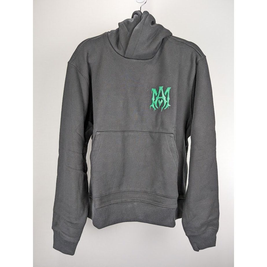 Amiri o1rshd1 Watercolor MA Hoodie in Black/Green M Size US M / EU 48-50 / 2 - 4 Thumbnail