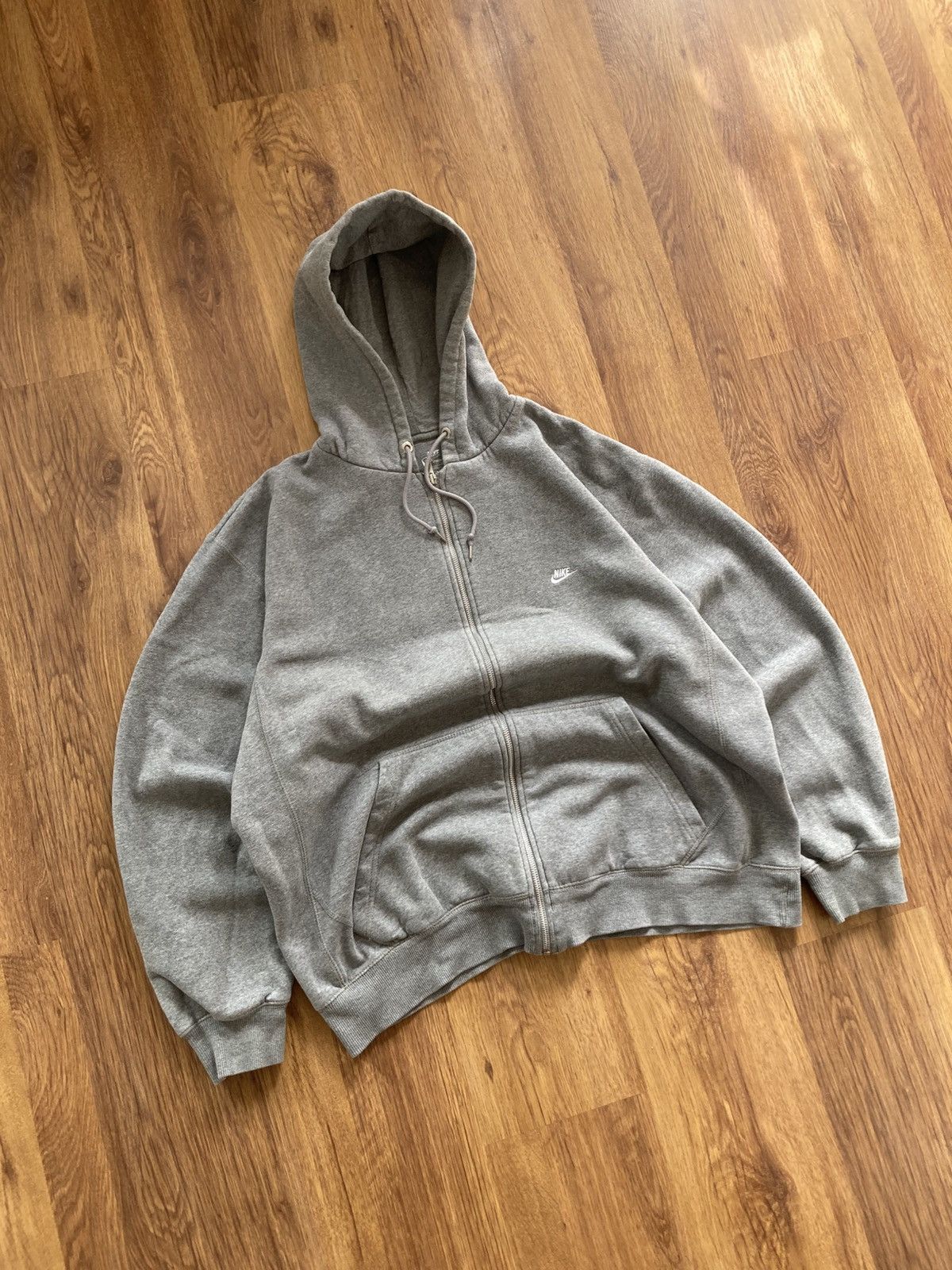 Nike Vintage zip hoodie sweatshirt nike XXL y2k uk drill drip Size US XXL / EU 58 / 5 - 3 Thumbnail