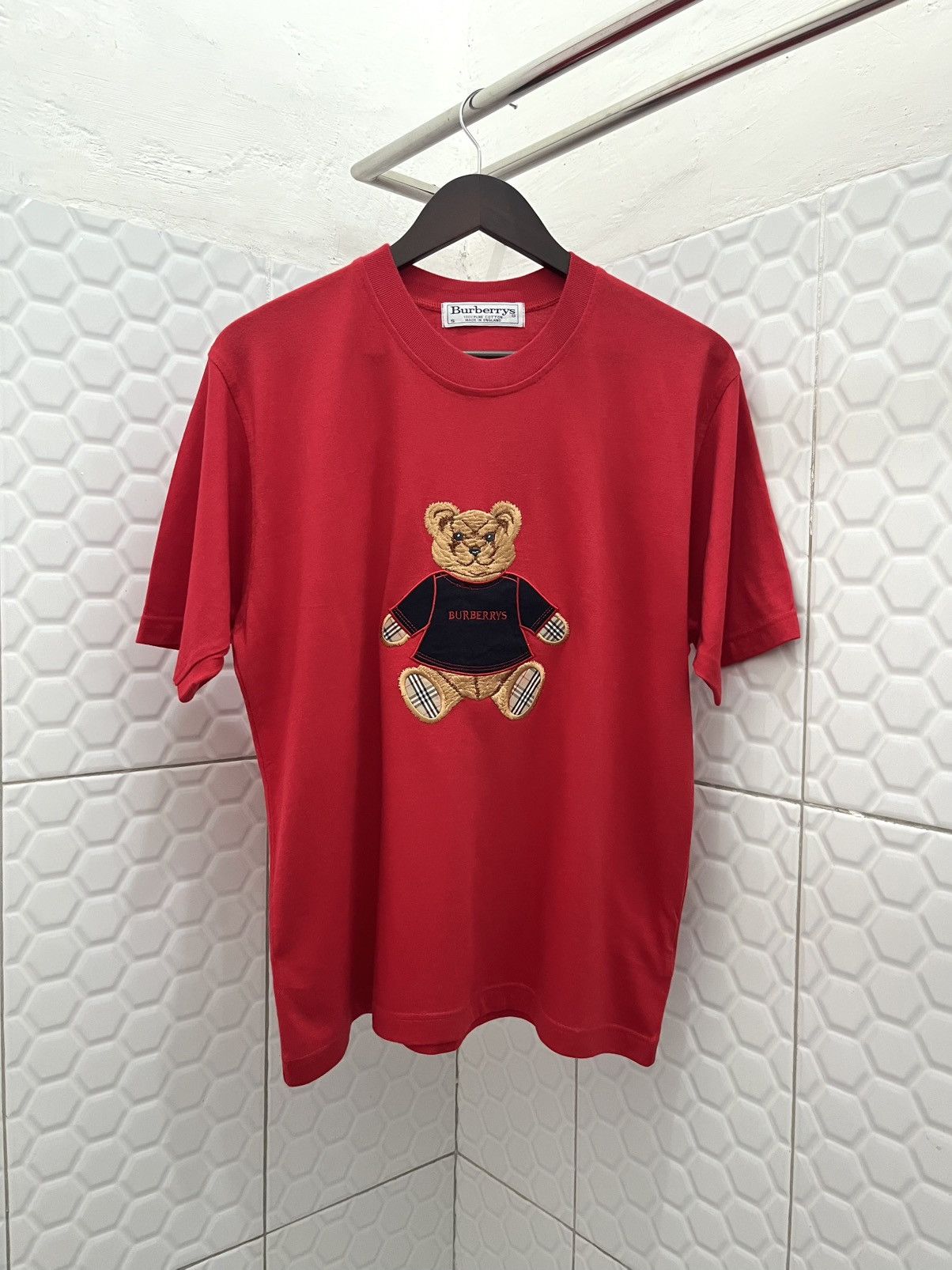 Burberry Burberrys 90's Bear Tee Size US M / EU 48-50 / 2 - 1 Thumbnail