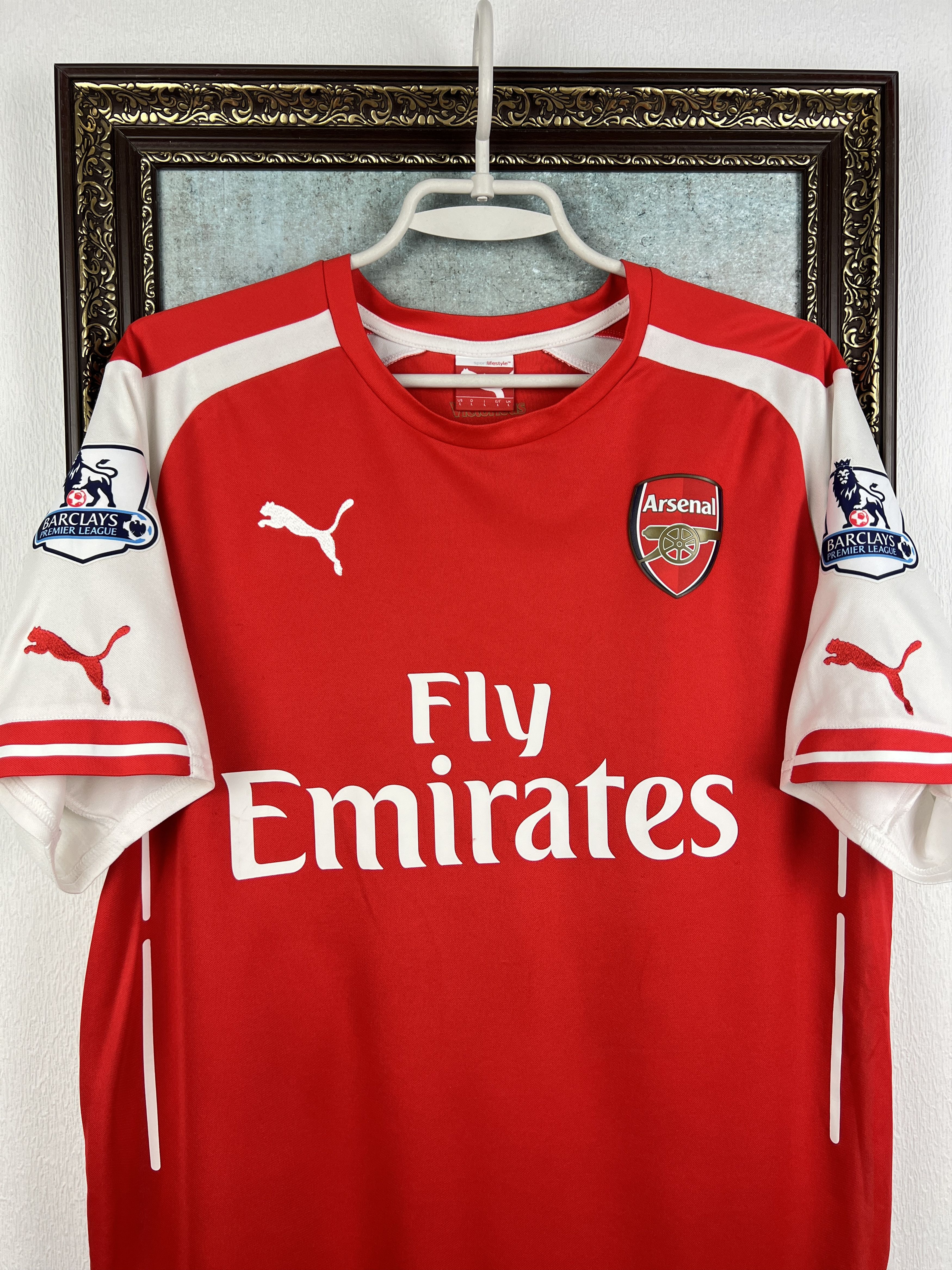 Puma Arsenal Home football shirt Soccer #16 Ramsey Jersey Trikot Size US L / EU 52-54 / 3 - 4 Thumbnail
