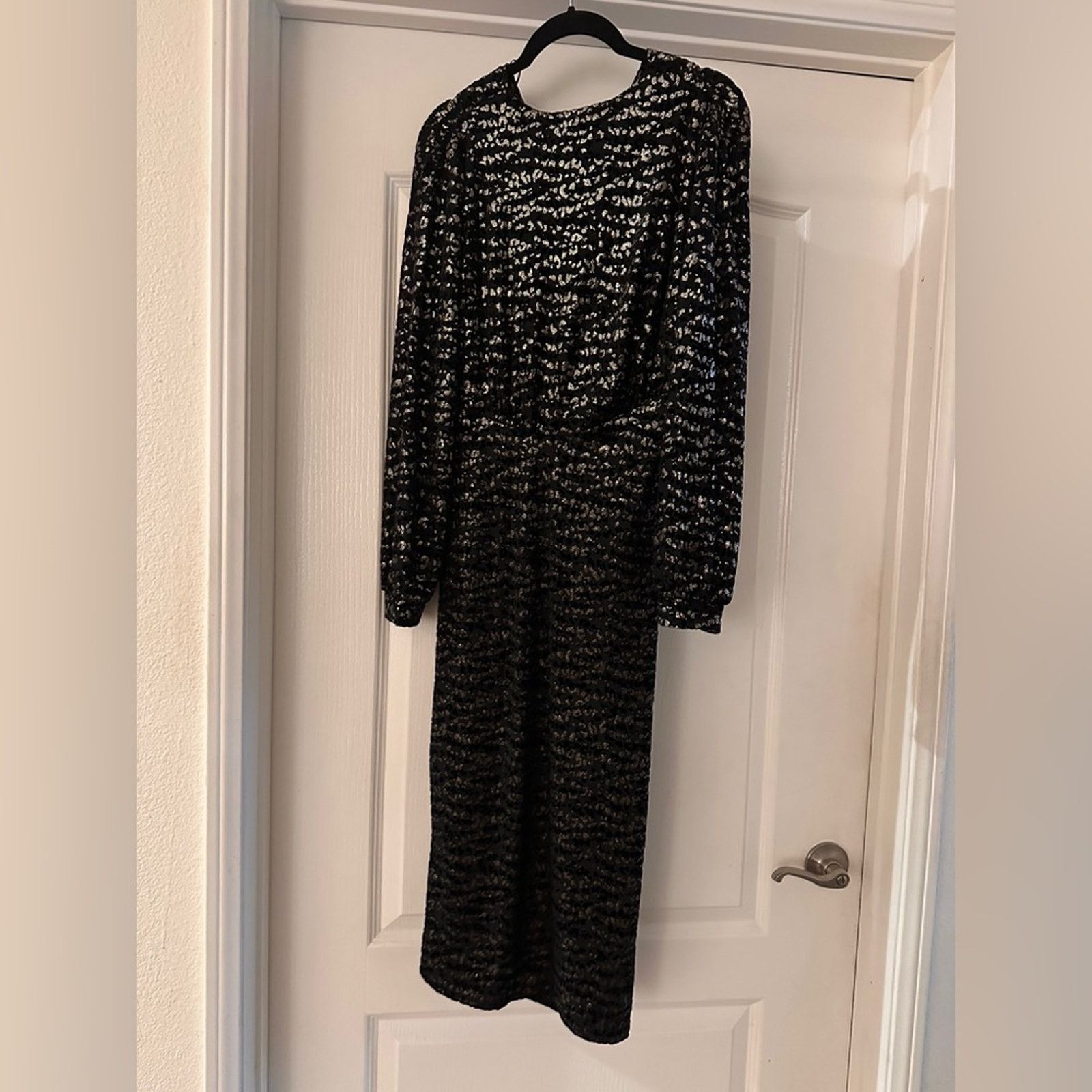 Other Jeff Gallano black and metallic animal print dress size 1 Size XS / US 0-2 / IT 36-38 - 2 Thumbnail