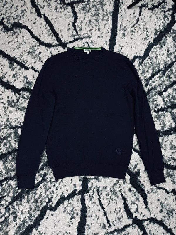 Kenzo Kenzo Paris logo sweater navy blue M wool Size US M / EU 48-50 / 2 - 1 Thumbnail
