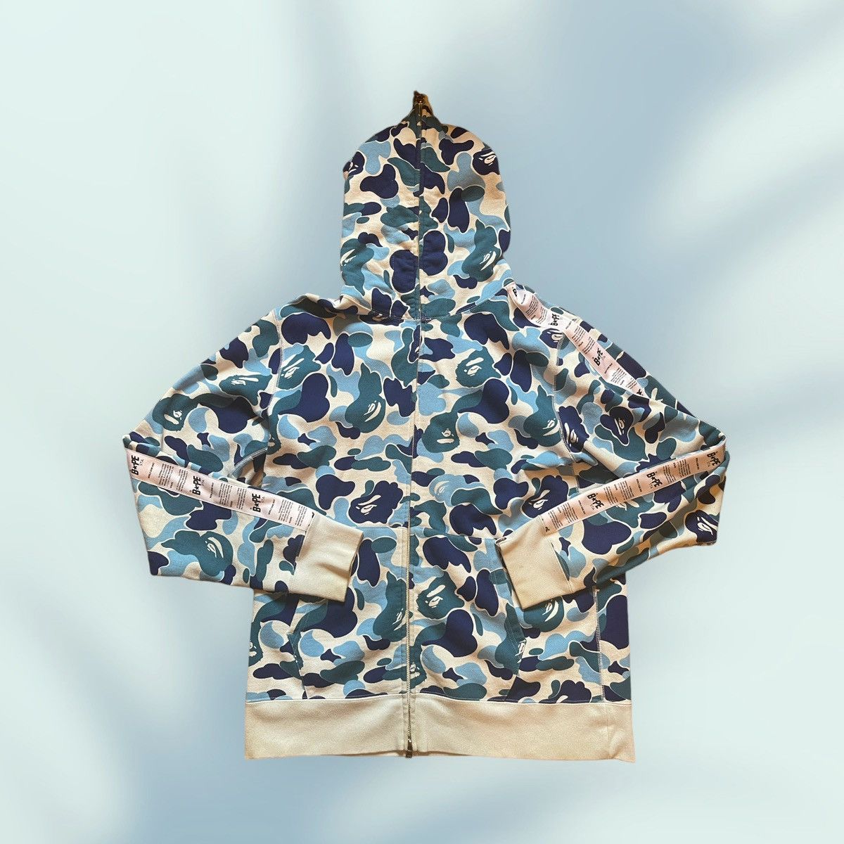 Bape ABC Camo Bapesta Tape Full Zip Hoodie Size US XL / EU 56 / 4 - 1 Thumbnail