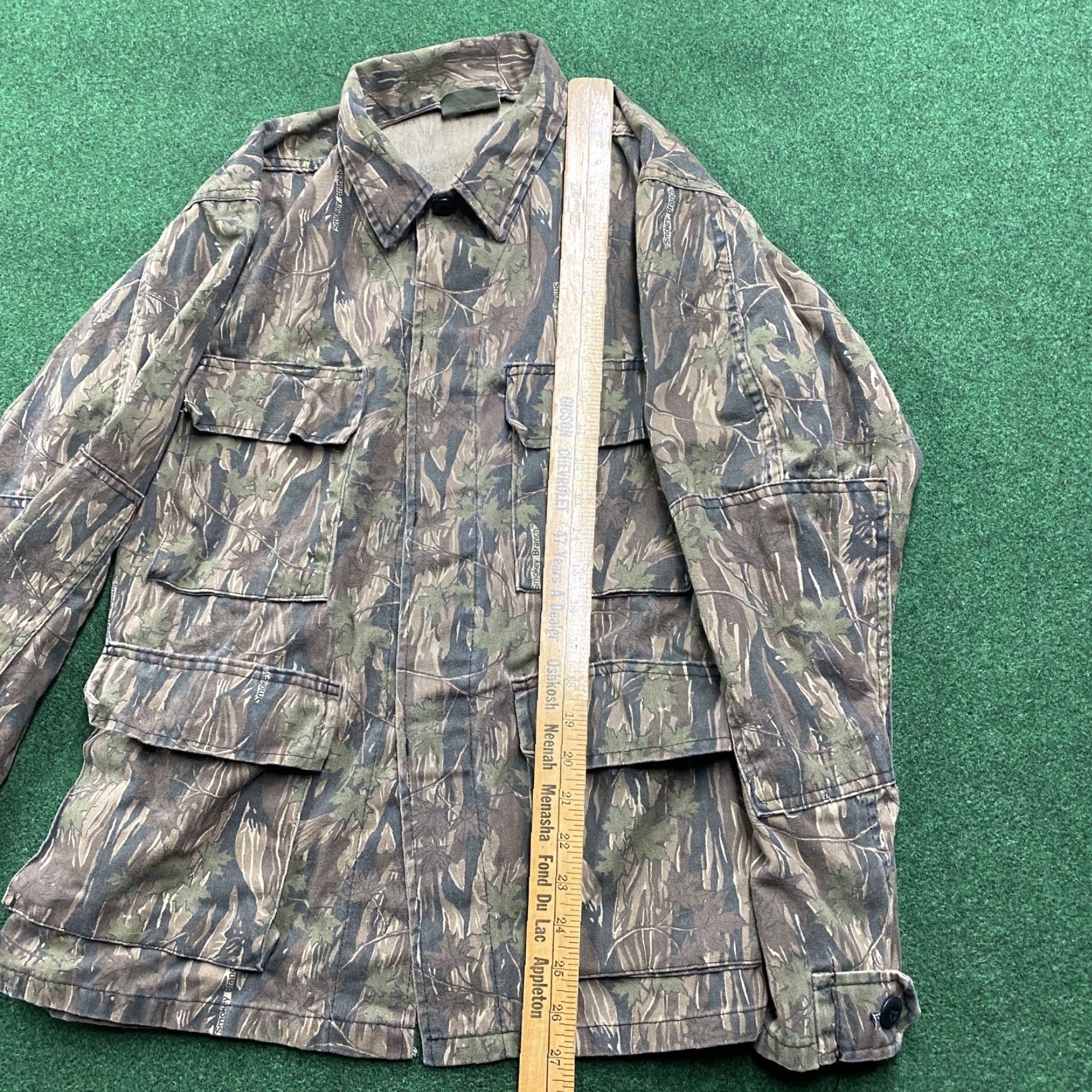 Realtree VINTAGE Realtree Camo Jacket Mens S Brown 80S 90S USA Shirt Front Button Up Camouflage Hunting Field Cotton USA Size US S / EU 44-46 / 1 - 6 Thumbnail