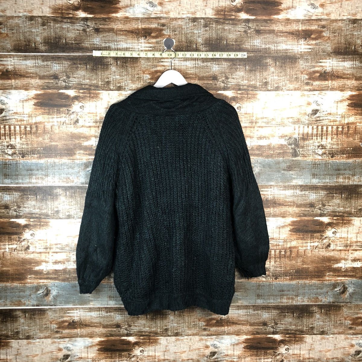 Vintage Page Boy Green Cardigan Knitwear #A2057 Size XL / US 12-14 / IT 48-50 - 13 Thumbnail