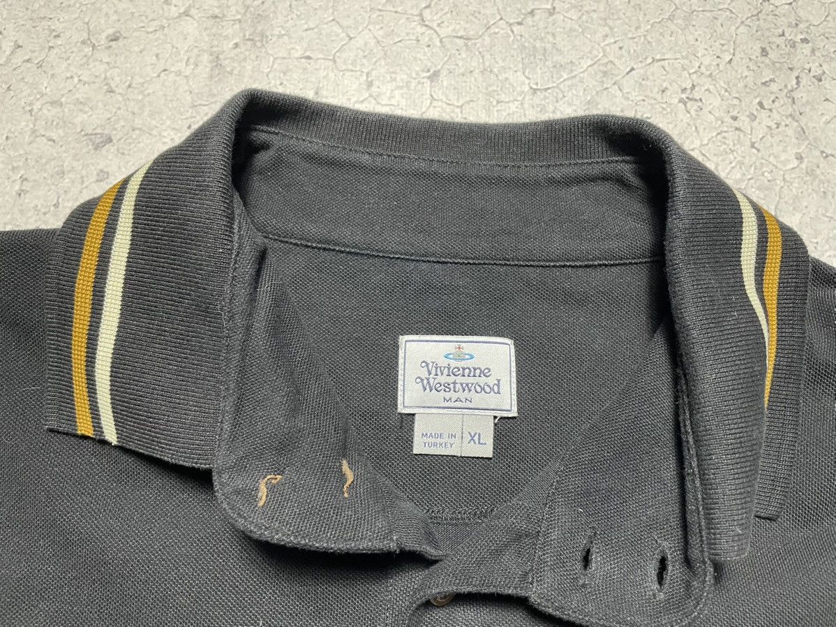 Vivienne Westwood Vivienne Westwood Vintage Polo T-Shirt Luxury Y2K Black Size US XL / EU 56 / 4 - 8 Thumbnail