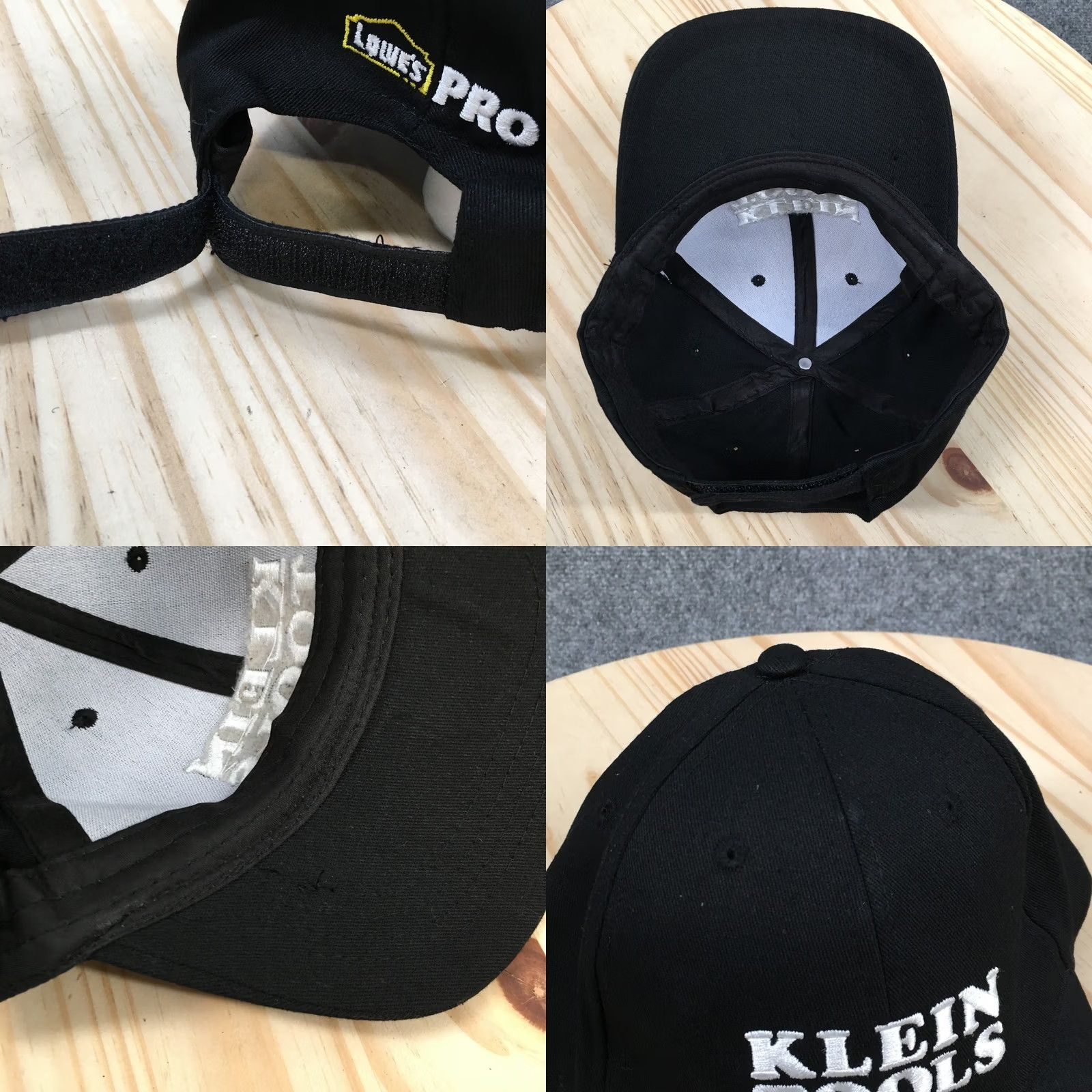 Logo 7 Klein Tools Lowes Pro Baseball Cap Unisex Black OS Curved Brim Embroidered Logo Size ONE SIZE - 8 Thumbnail
