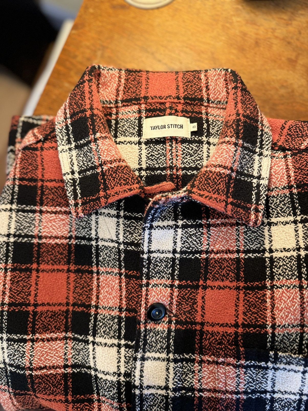 Taylor Stitch Taylor Stitch - Ojai Jacket in Garnet Plaid Wool - Size 40 Size US M / EU 48-50 / 2 - 8 Thumbnail