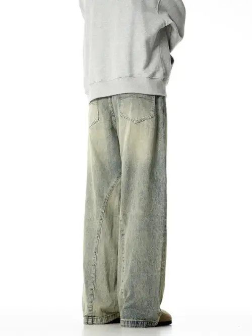 Jean American retro trendy flared washed jeans Size US 32 / EU 48 - 6 Thumbnail