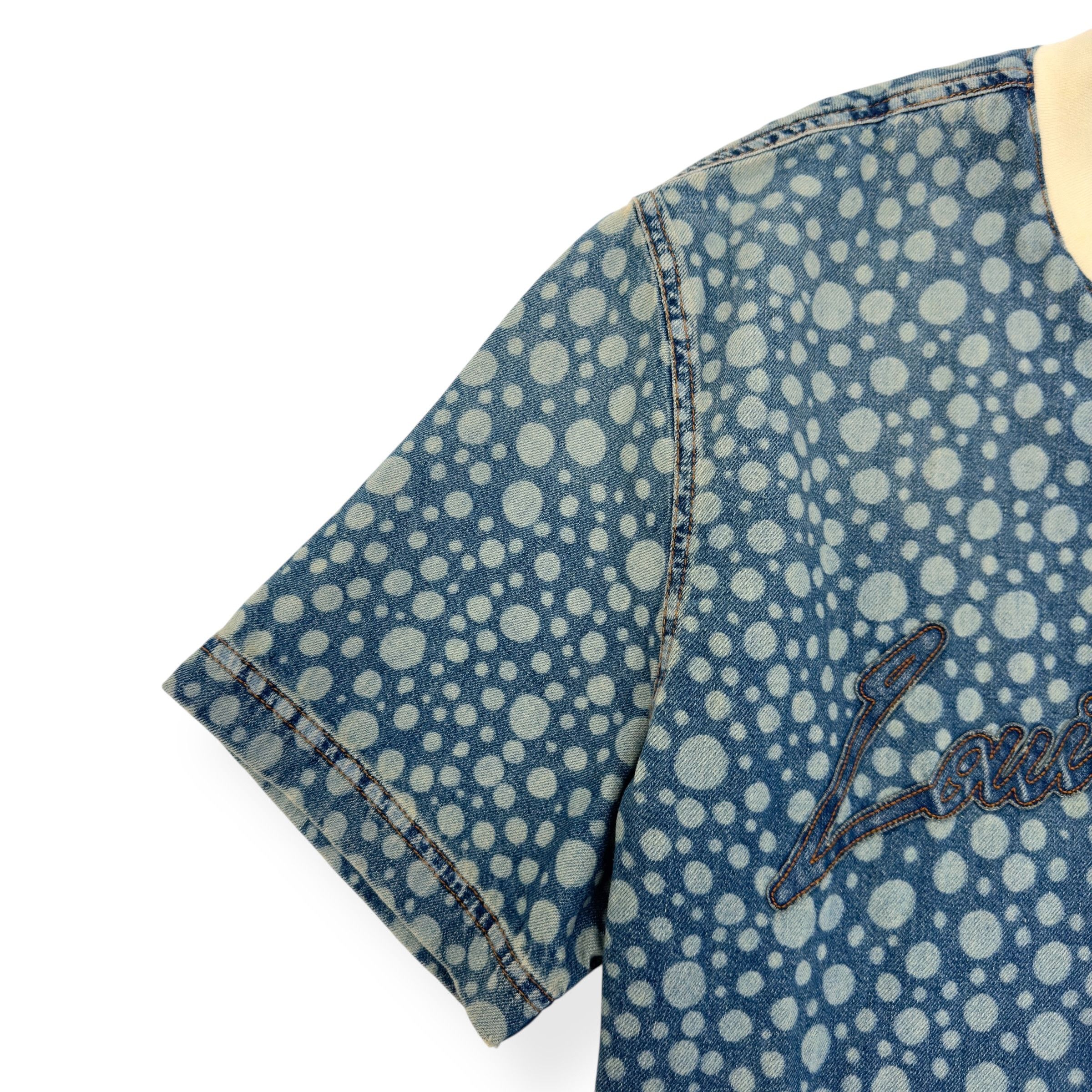 Louis Vuitton LOUIS VUITTON X YAYOI KUSAMA BASEBALL SHIRT BLUE / WHITE L Size US L / EU 52-54 / 3 - 5 Thumbnail