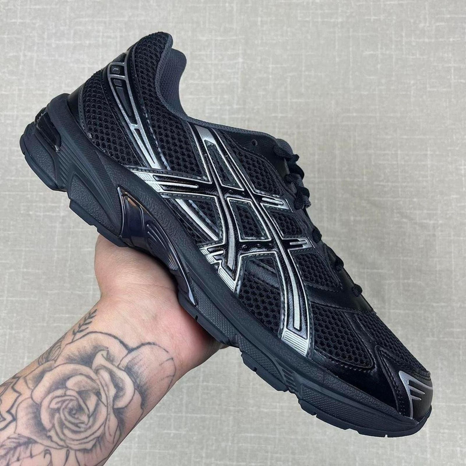 image of Asics Gel-1130 Black Shoes, Women's (Size 8.5)