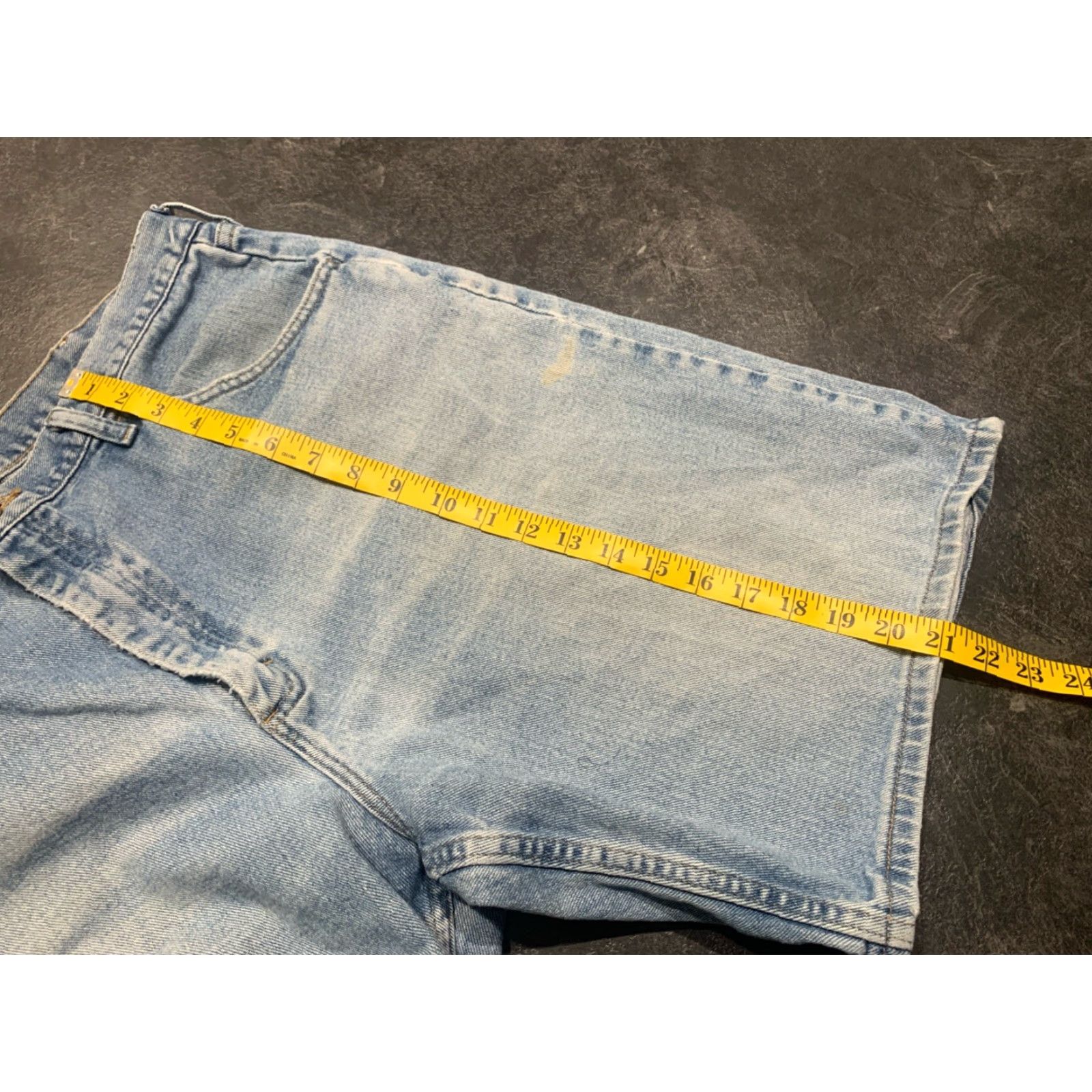 Wrangler Wrangler Jeans Shorts Men 38 Denim Cargo Casual Workwear Blue 10-Inch Inseam Size US 38 / EU 54 - 5 Thumbnail