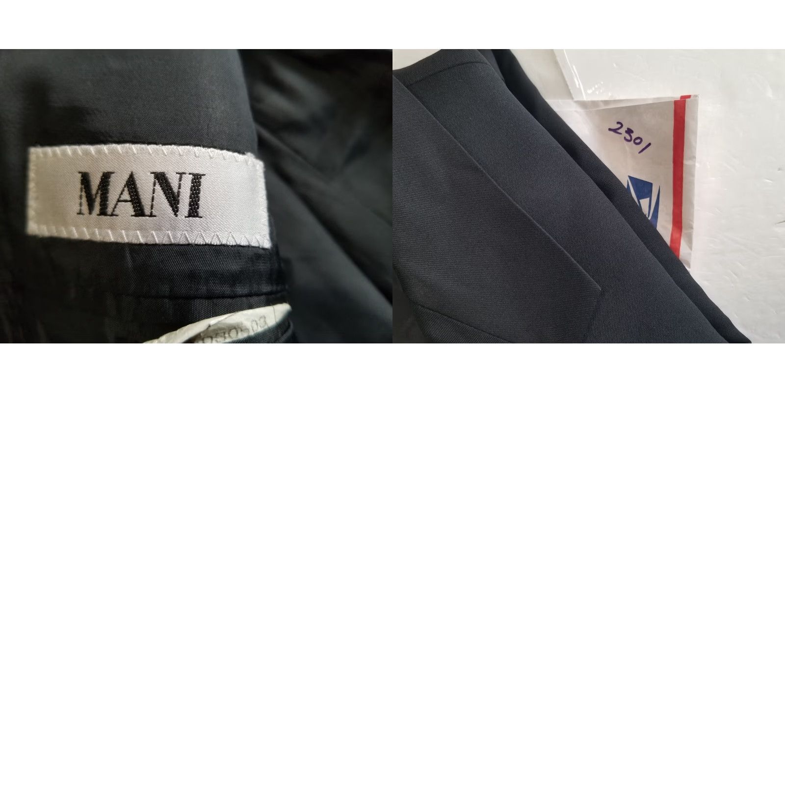Giorgio Armani VINTAGE Giorgio Armani Blazer Men 42 Black Single-Breasted Wool Virgin Wool Polyester Lining Charles? Size 42R - 8 Thumbnail