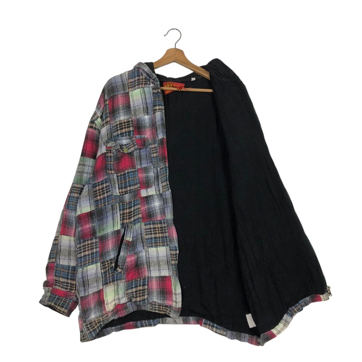 Japanese Brand 🔥VINTAGE BOMBER JACKET PATCHWORK DESIGN FDS ISSEY MIYAKE Size US M / EU 48-50 / 2 - 14 Thumbnail