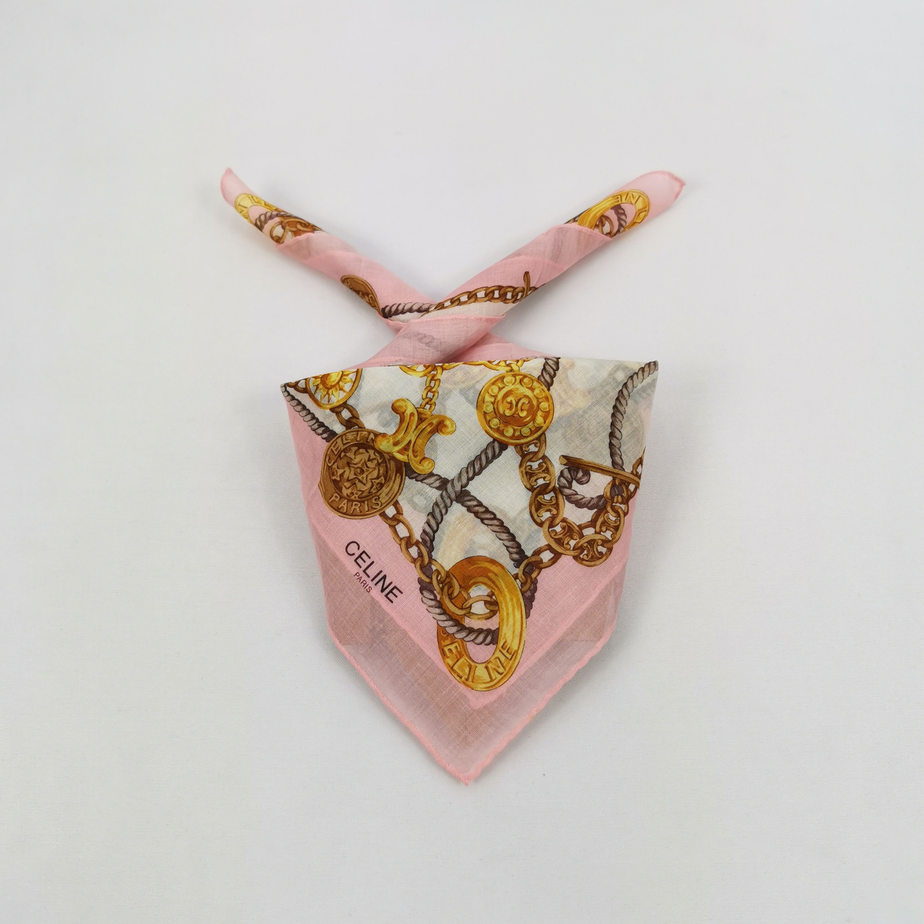 Celine Vintage Celine Handkerchief Neckerchief Bandana Size ONE SIZE - 1 Thumbnail