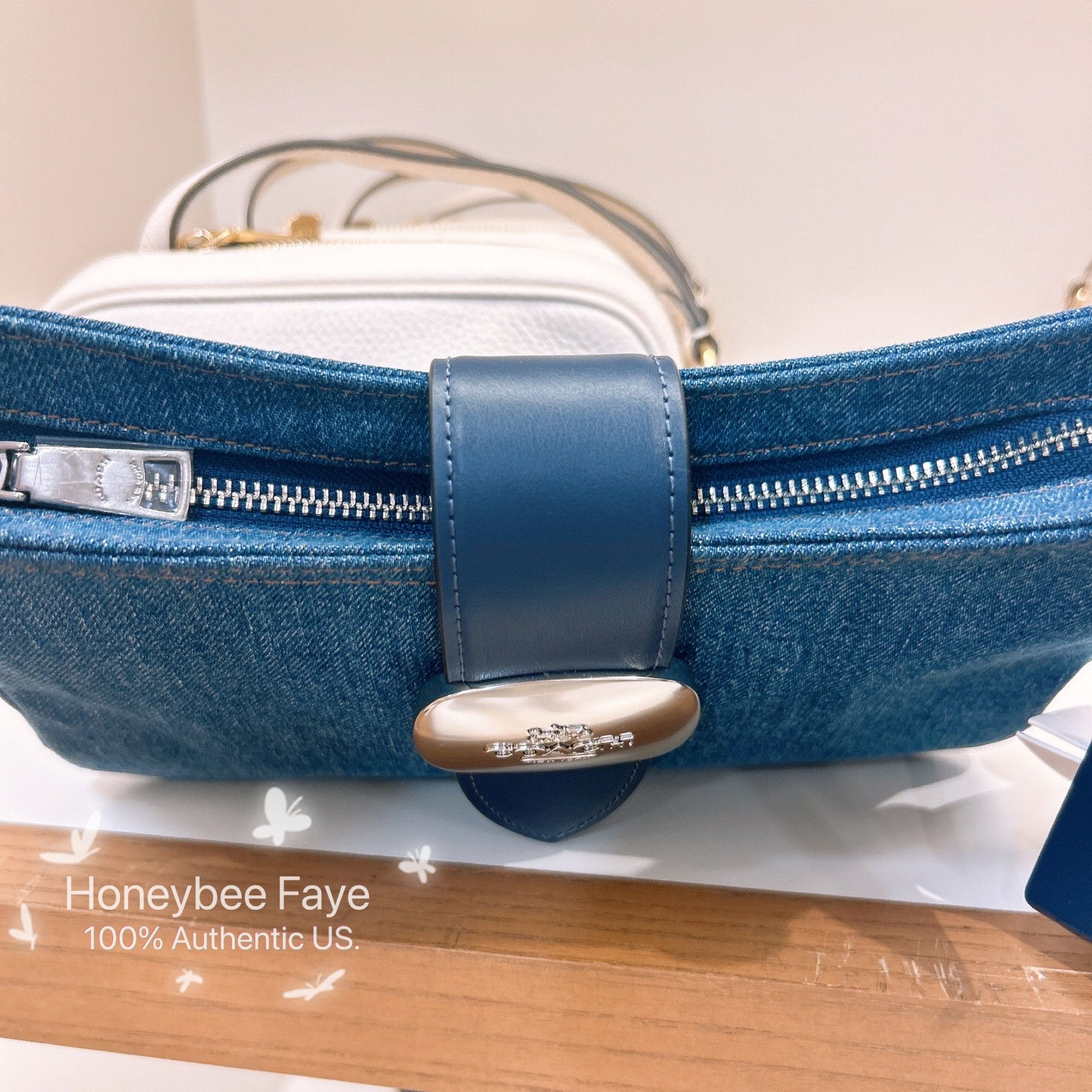 Coach Eliza Shoulder Bag In Signature Denim CAK45 Size ONE SIZE - 5 Thumbnail