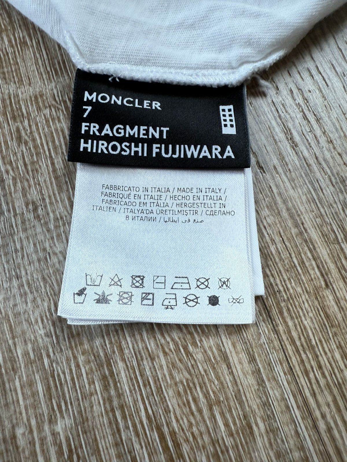 Moncler Moncler Fragment Thunderbolt Project Tee Size US S / EU 44-46 / 1 - 5 Thumbnail