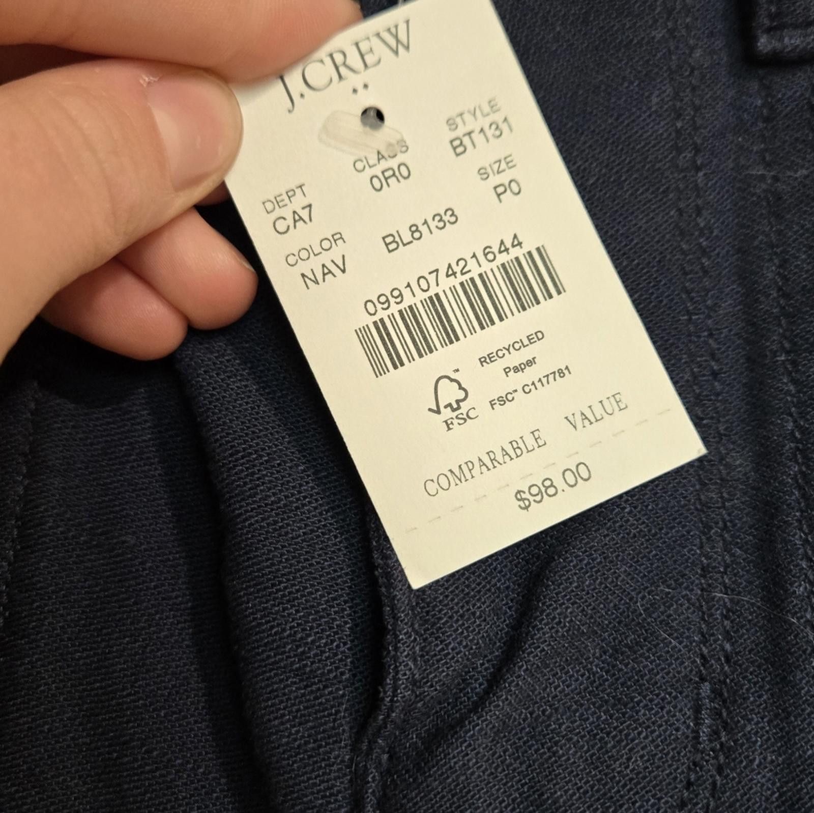 J.Crew J Crew Cotton Camp Pant Size 25" / US 0 / IT 36 - 4 Thumbnail