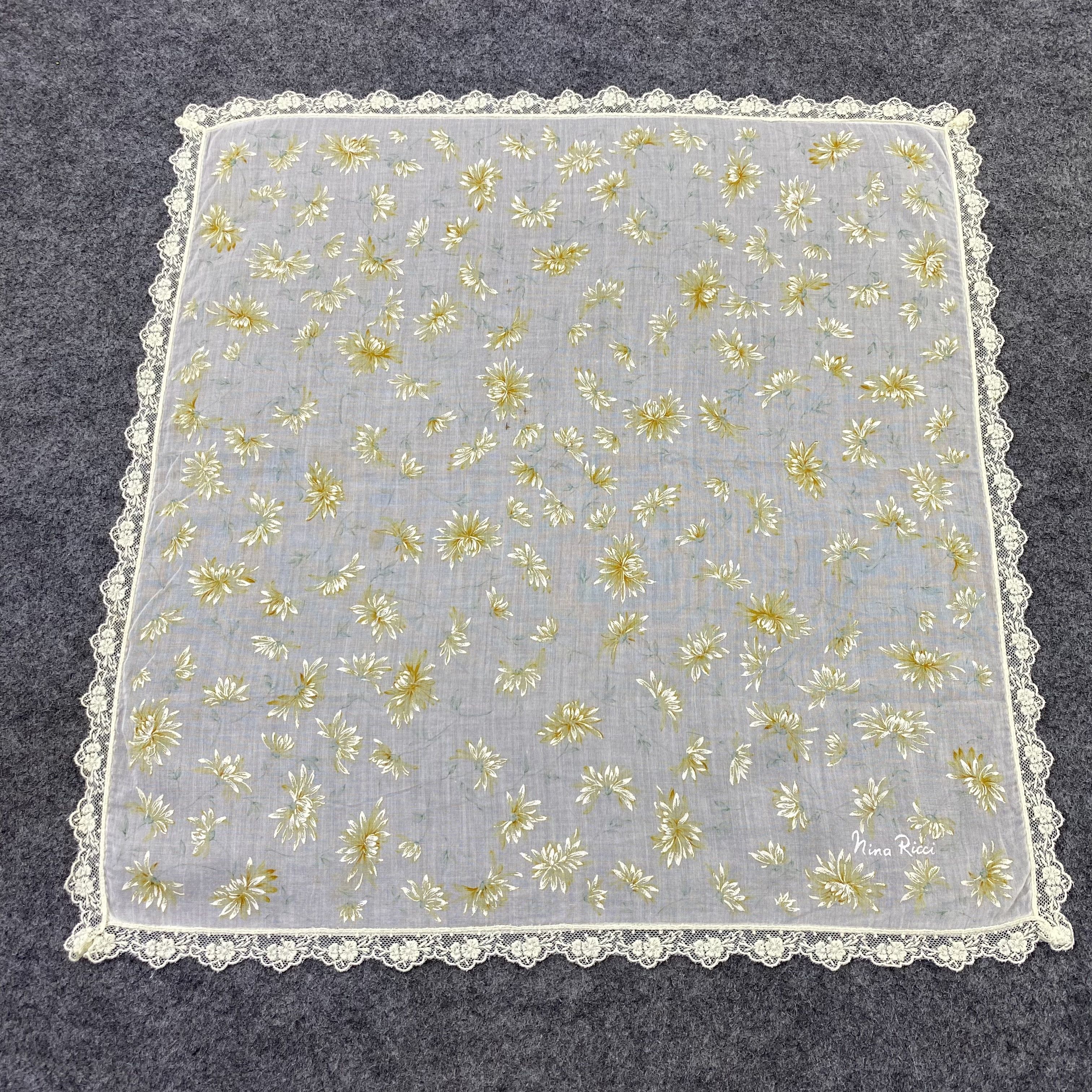 Nina Ricci Nina Ricci Handkerchief /Bandana/Neckerchief-B1547 Size ONE SIZE - 3 Thumbnail