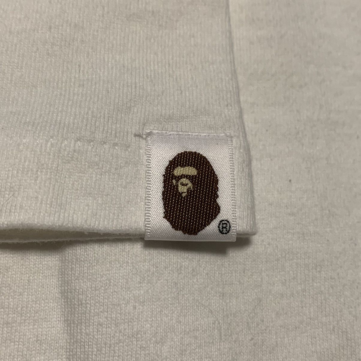 Bape Bape Large 1st Camo Tie Graphic White Tee A Bathing Ape 2009 Size US L / EU 52-54 / 3 - 10 Thumbnail