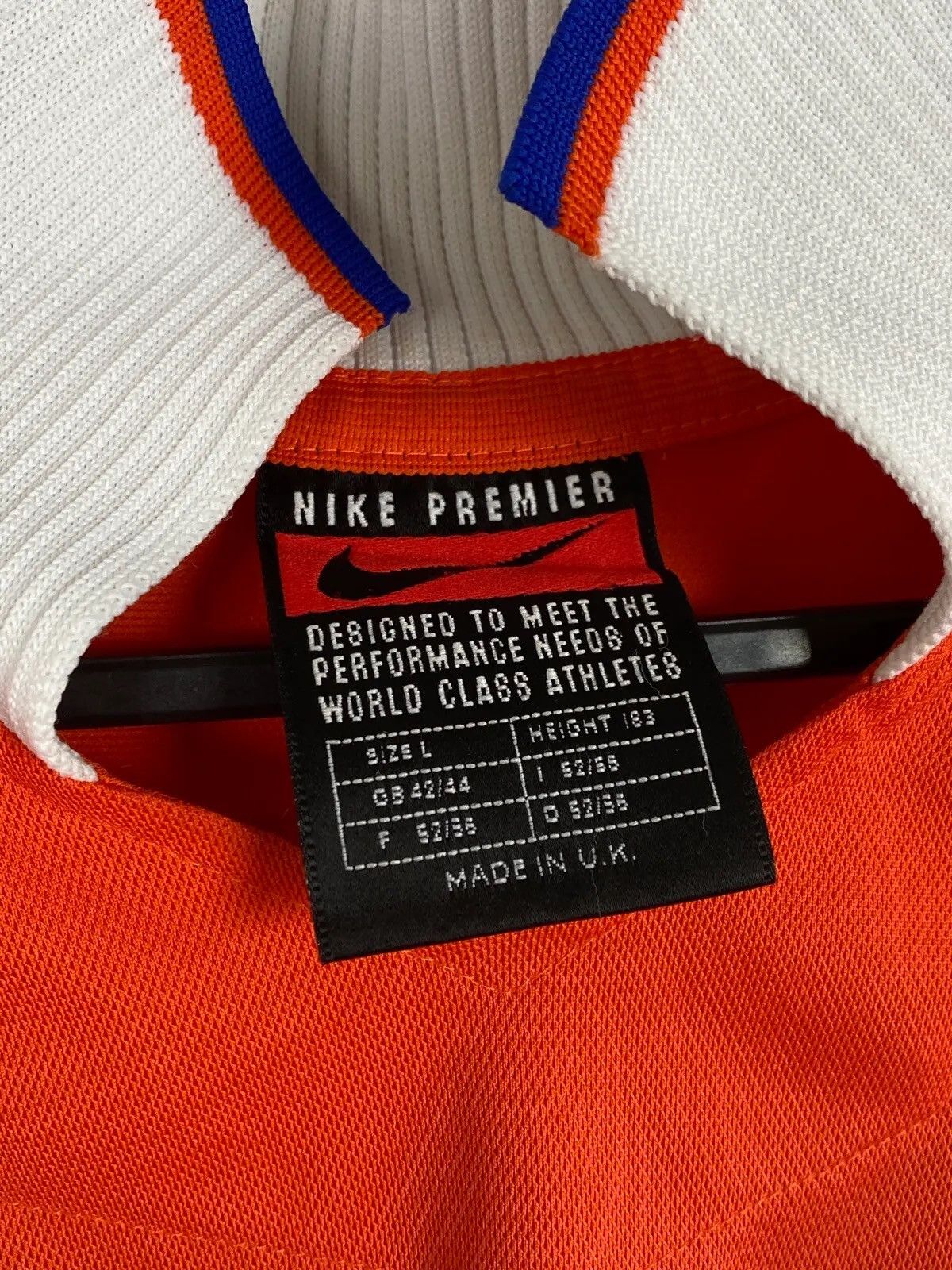 Nike KNVB x Nike Premier 1997/98 #3 Jaap Stam Home Kit Jersey Size US L / EU 52-54 / 3 - 9 Thumbnail