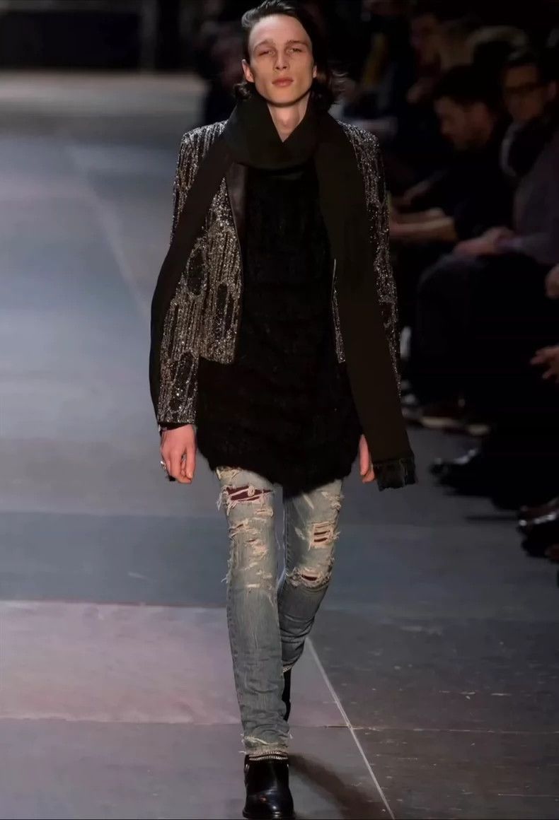 Saint Laurent Paris Saint Laurent Paris Embroidered pilot jacket-2506 Size US M / EU 48-50 / 2 - 7 Thumbnail
