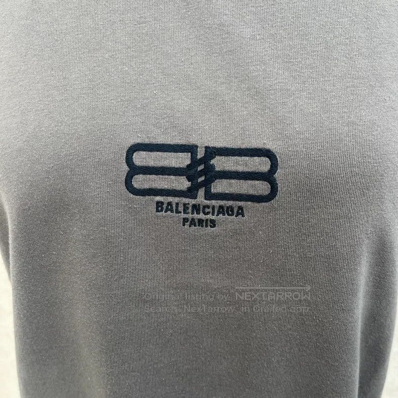 Balenciaga Balenciaga Double B Buckle Logo Short-Sleeve T-Shirt Size US S / EU 44-46 / 1 - 2 Thumbnail