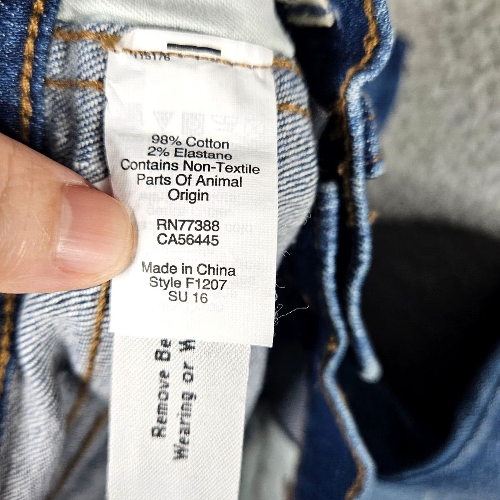 Madewell Madewell Jeans Skinny 9" High Riser Blue 27 Women Regular Size XS? Size 27" / US 4 / IT 40 - 7 Thumbnail