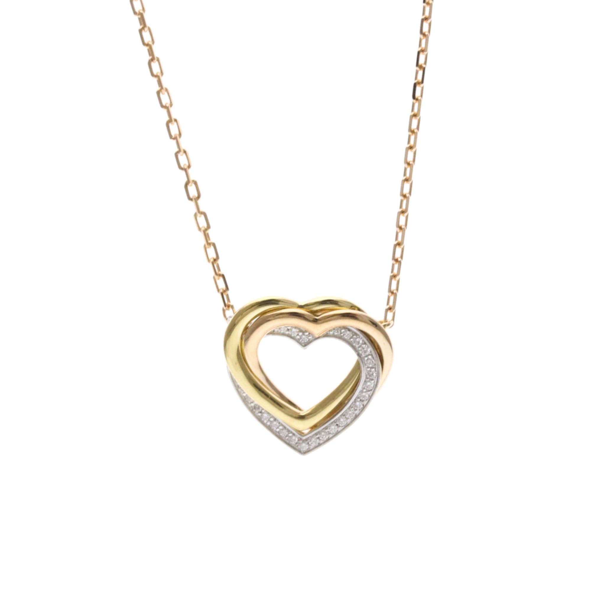 Cartier Cartier Trinity Diamond Necklace Yellow Gold (18K),Pink Gold (18K),White Gold (18K) No Stone Women,Men Fashion Pendant Necklace (Gold) Size ONE SIZE - 1 Thumbnail