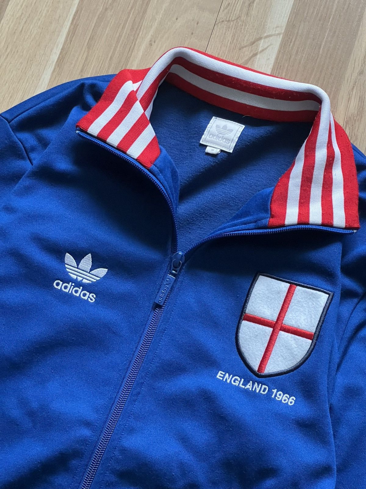Adidas Adidas vintage track zip up jacket football England 1966 Size US M / EU 48-50 / 2 - 4 Thumbnail