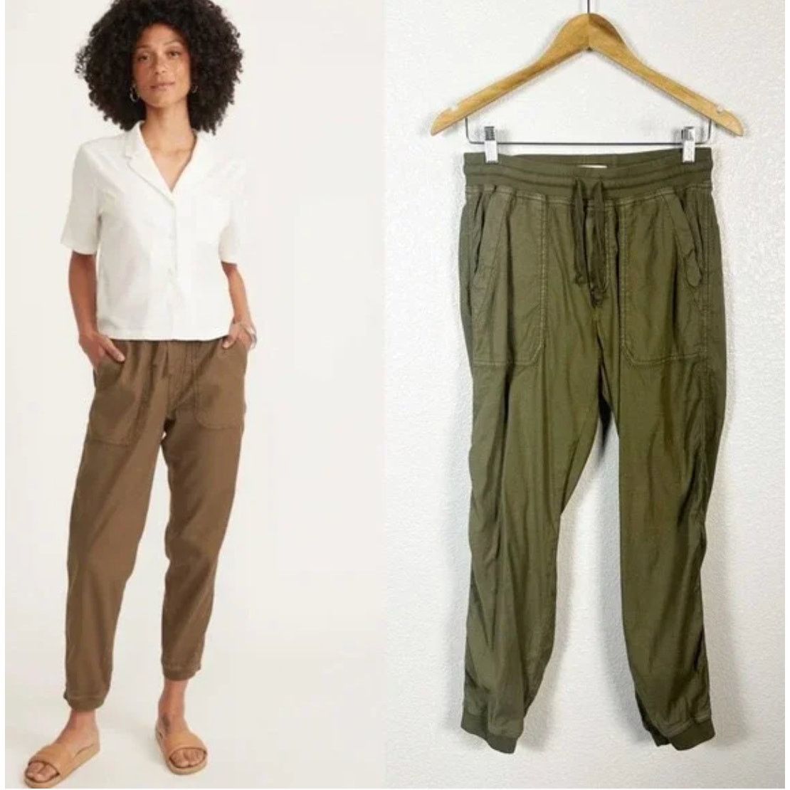 Marine Layer Marine Layer Women’s Luna Drapey Jogger Pant Green Size XS Size 26" / US 2 / IT 38 - 1 Thumbnail