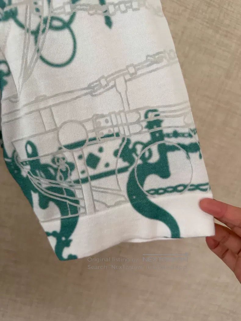 Hermes Hermes Short Sleeve Knit T-Shirt Size US M / EU 48-50 / 2 - 4 Thumbnail