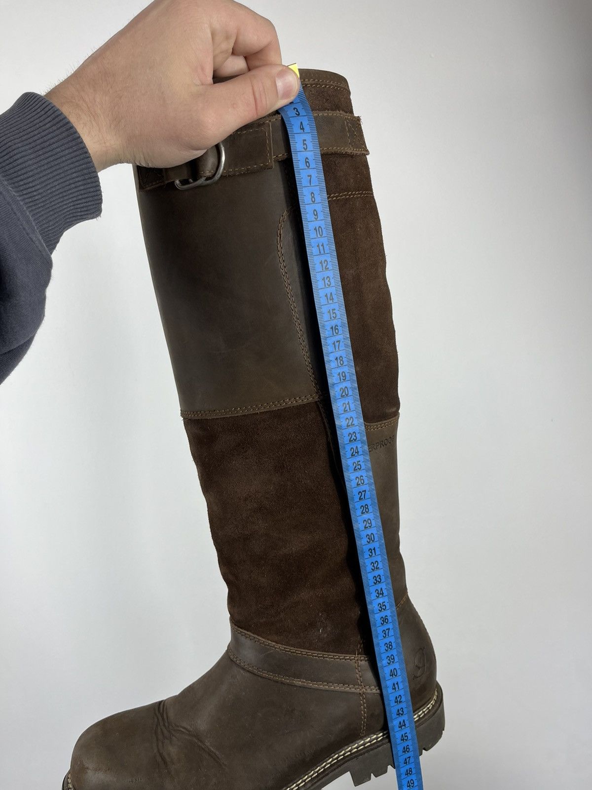 Other Waterproof Leather Knee High Boots Riding Outdoor EU 40 Size US 9 / IT 39 - 16 Thumbnail
