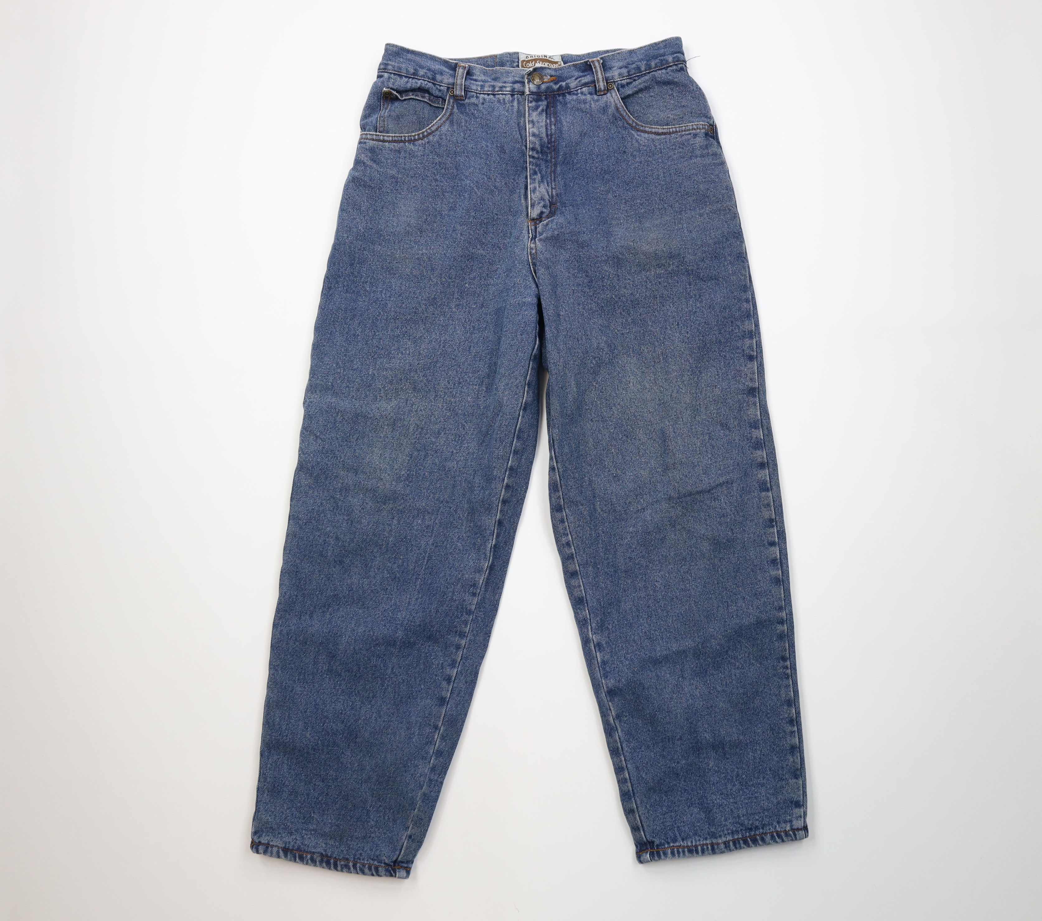Vintage Vintage 90s Streetwear Lined Baggy Relaxed Denim Jeans Size US 32 / EU 48 - 2 Thumbnail