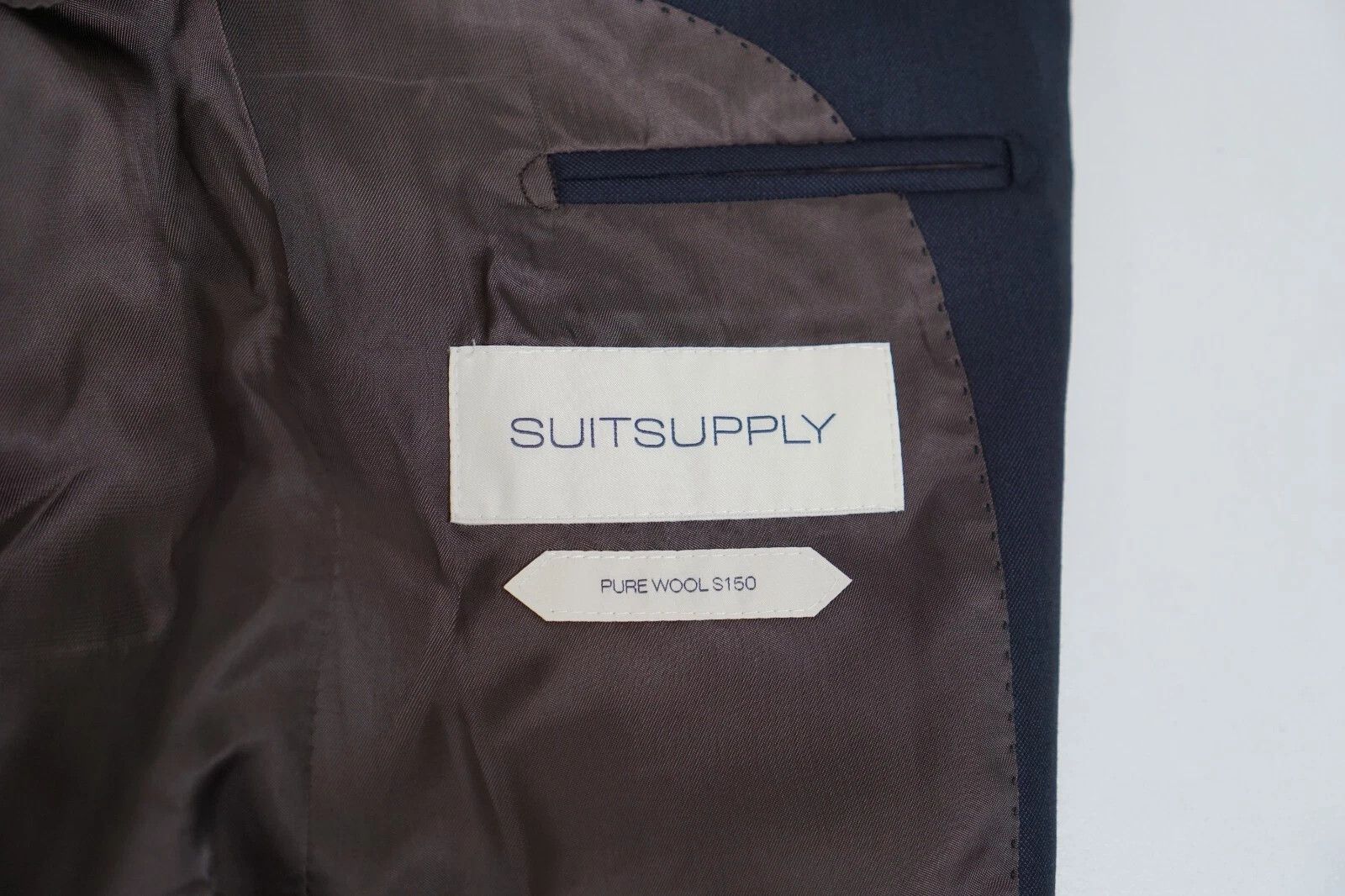 Suitsupply Men Suitsupply Blazer Lazio La Spalla Wool S150 Blue UK/US42 Size 42R - 5 Thumbnail