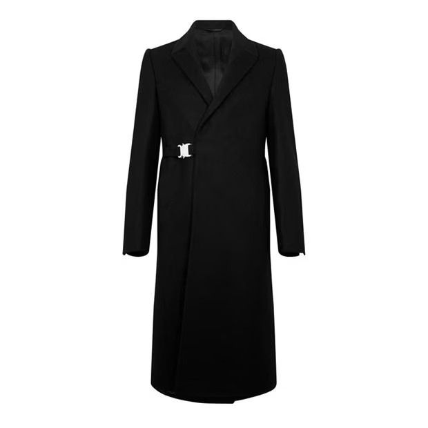 o1g2r1mq0824 Buckle Coat in Black