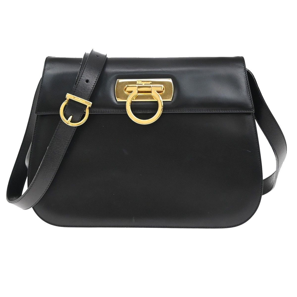 Salvatore Ferragamo Salvatore Ferragamo Gancini Shoulder Bag Leather Size ONE SIZE - 1 Thumbnail