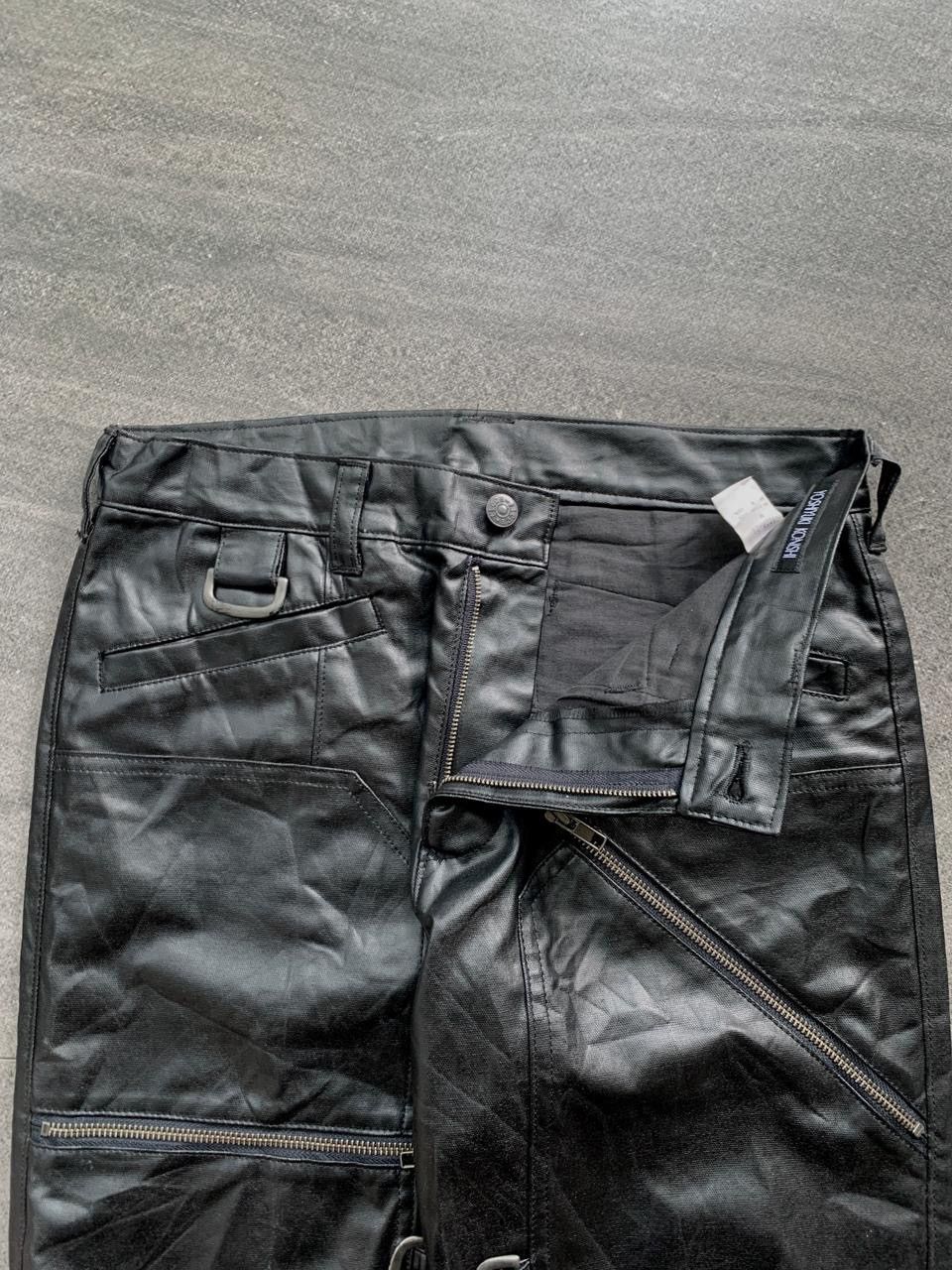 Yoshiyuki Konishi FREE TAX! Bondage Zippered Leather Flared Pants Size US 30 / EU 46 - 3 Thumbnail